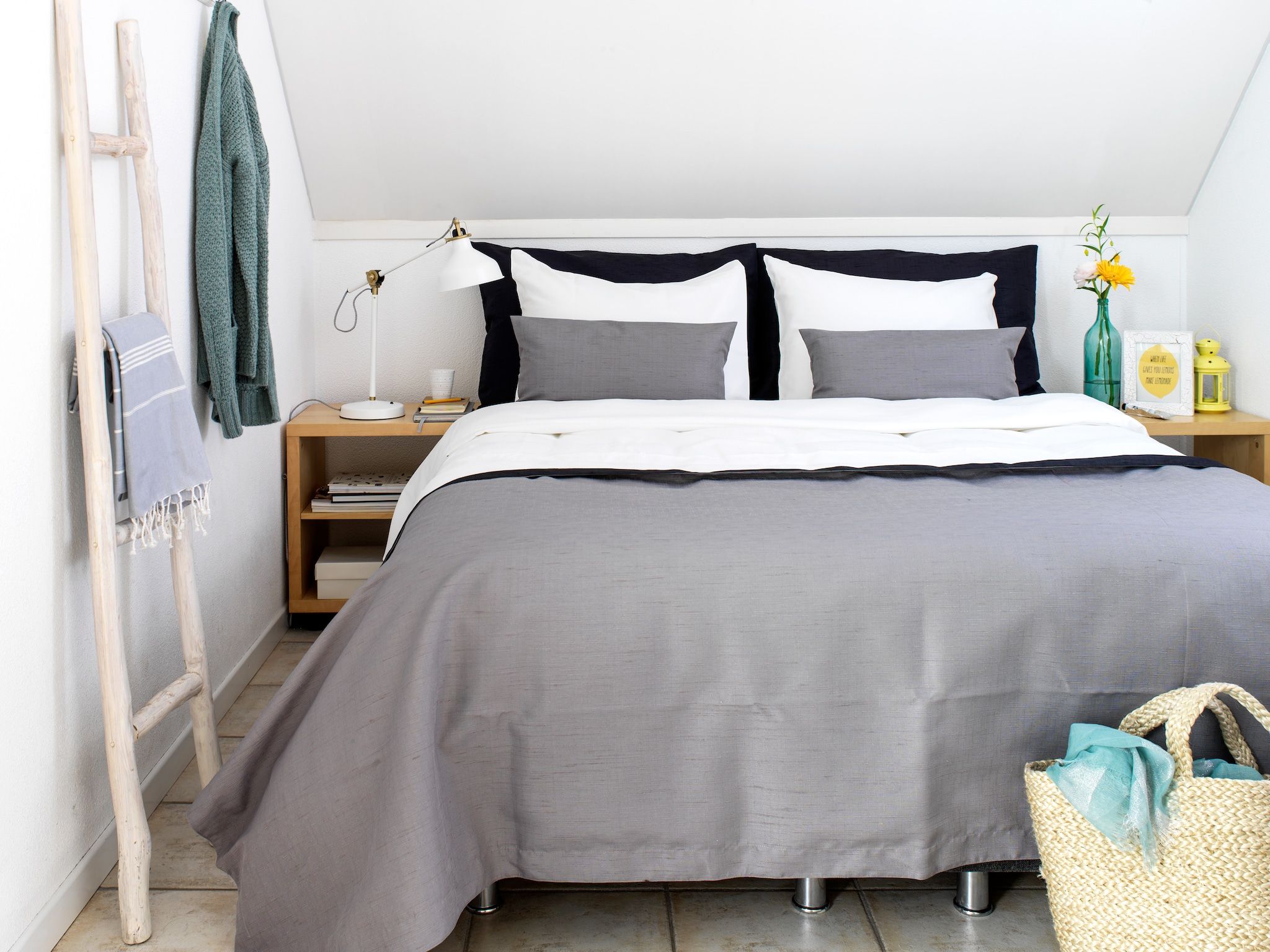 Een slaapkamer van Panorama Villa in Loosdrecht