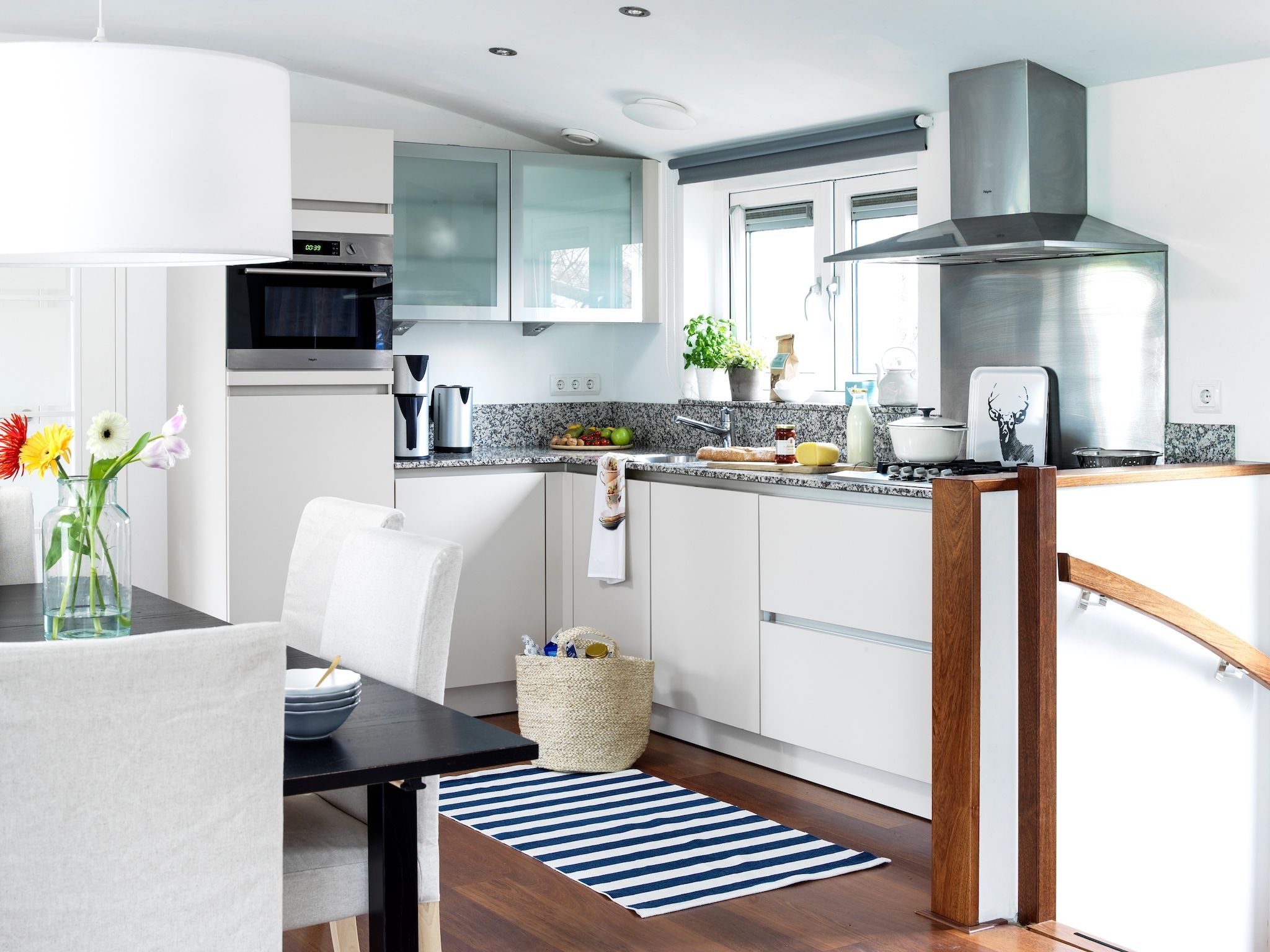 De keuken van Watervilla in Loosdrecht