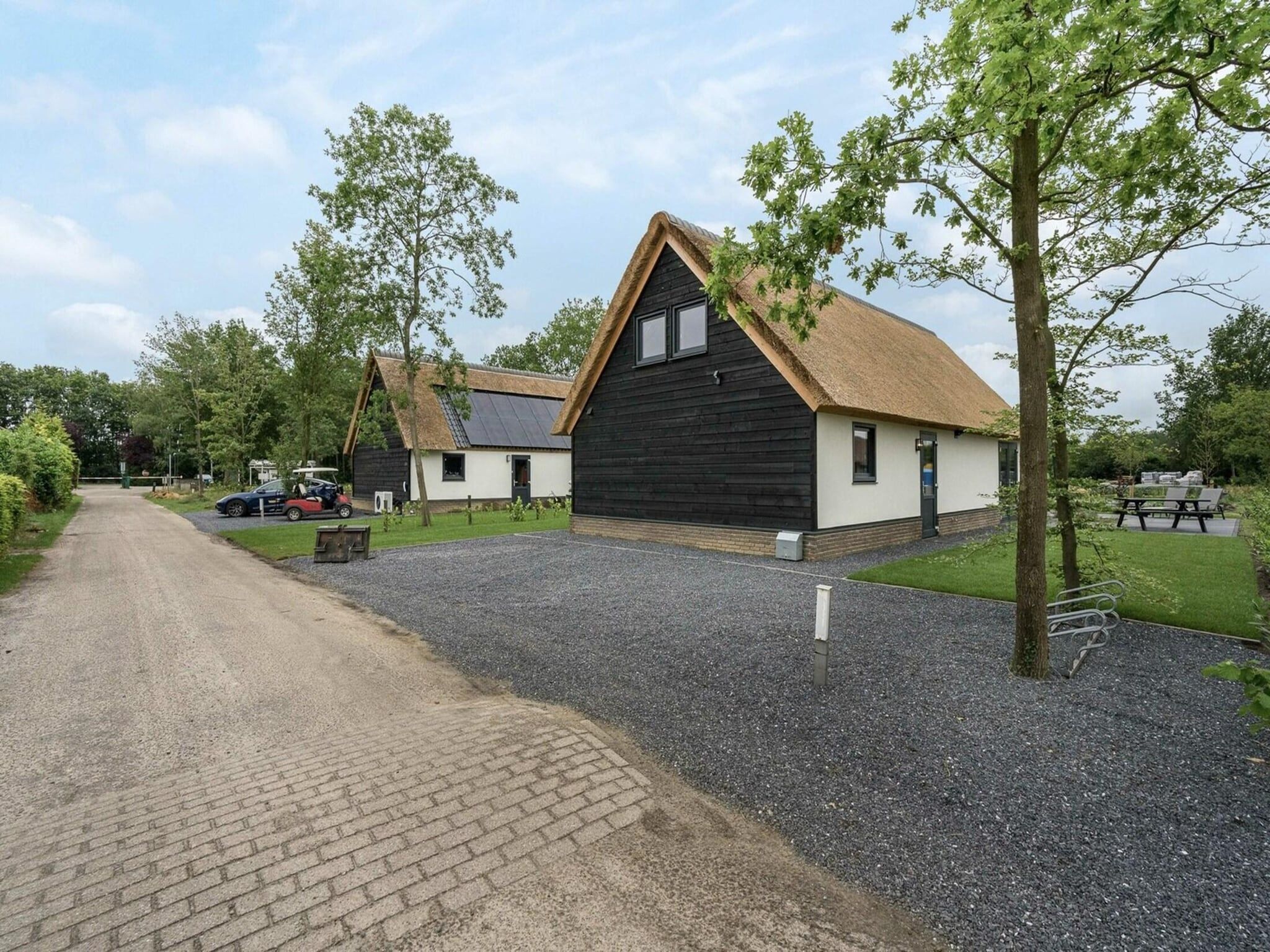 De buitenkant van Farm Lodge 676 in Baarle-nassau