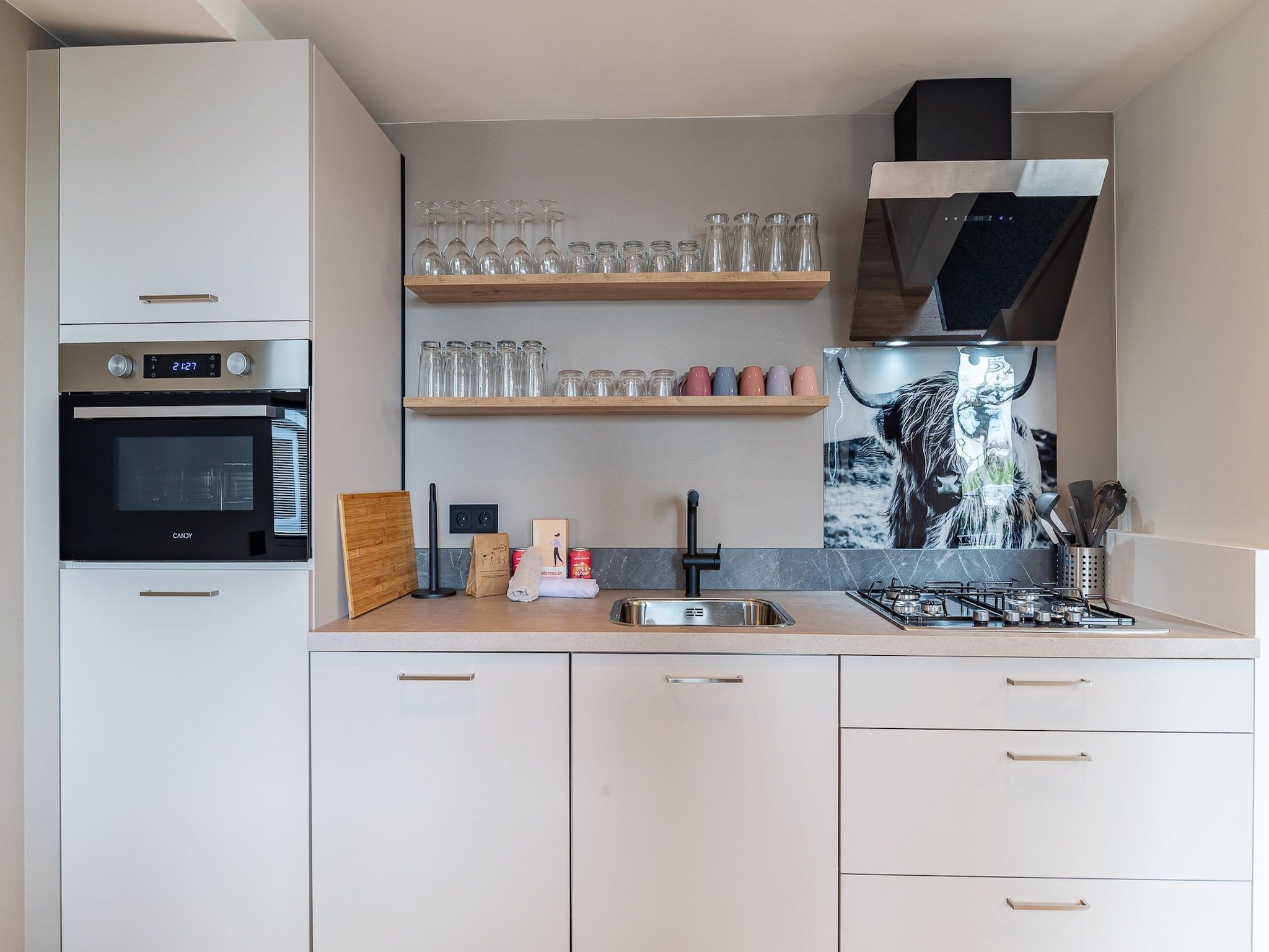 De keuken van Vakantiewoning - Keetenweg 10B - Stavenisse in Stavenisse
