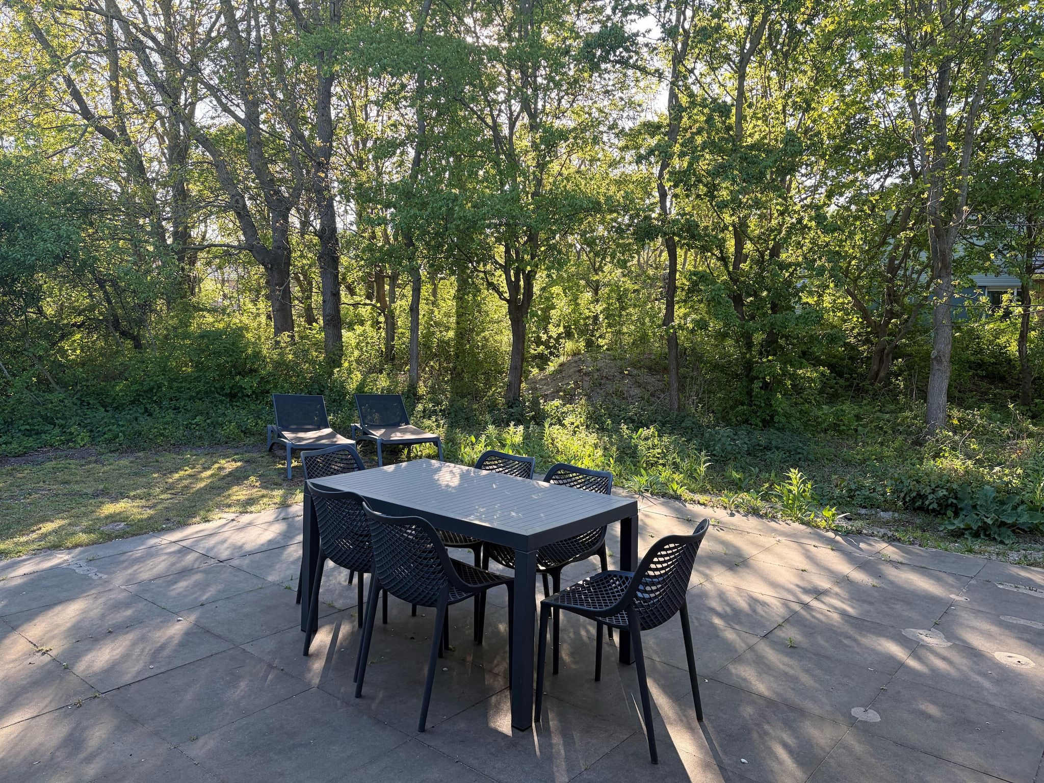 De tuin van kijkduinpark home in Den Haag