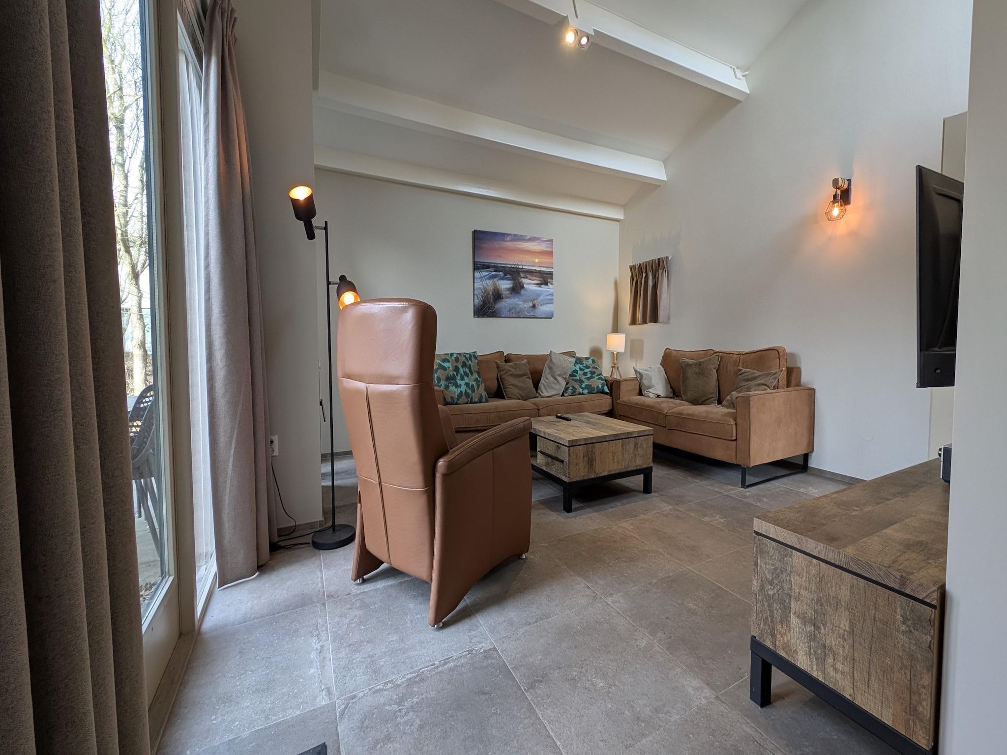 De woonkamer van kijkduinpark home in Den Haag