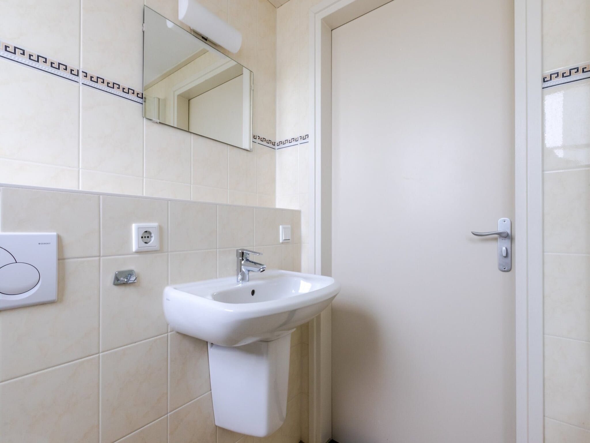 De badkamer van Kustpark Texel 6 in De Koog