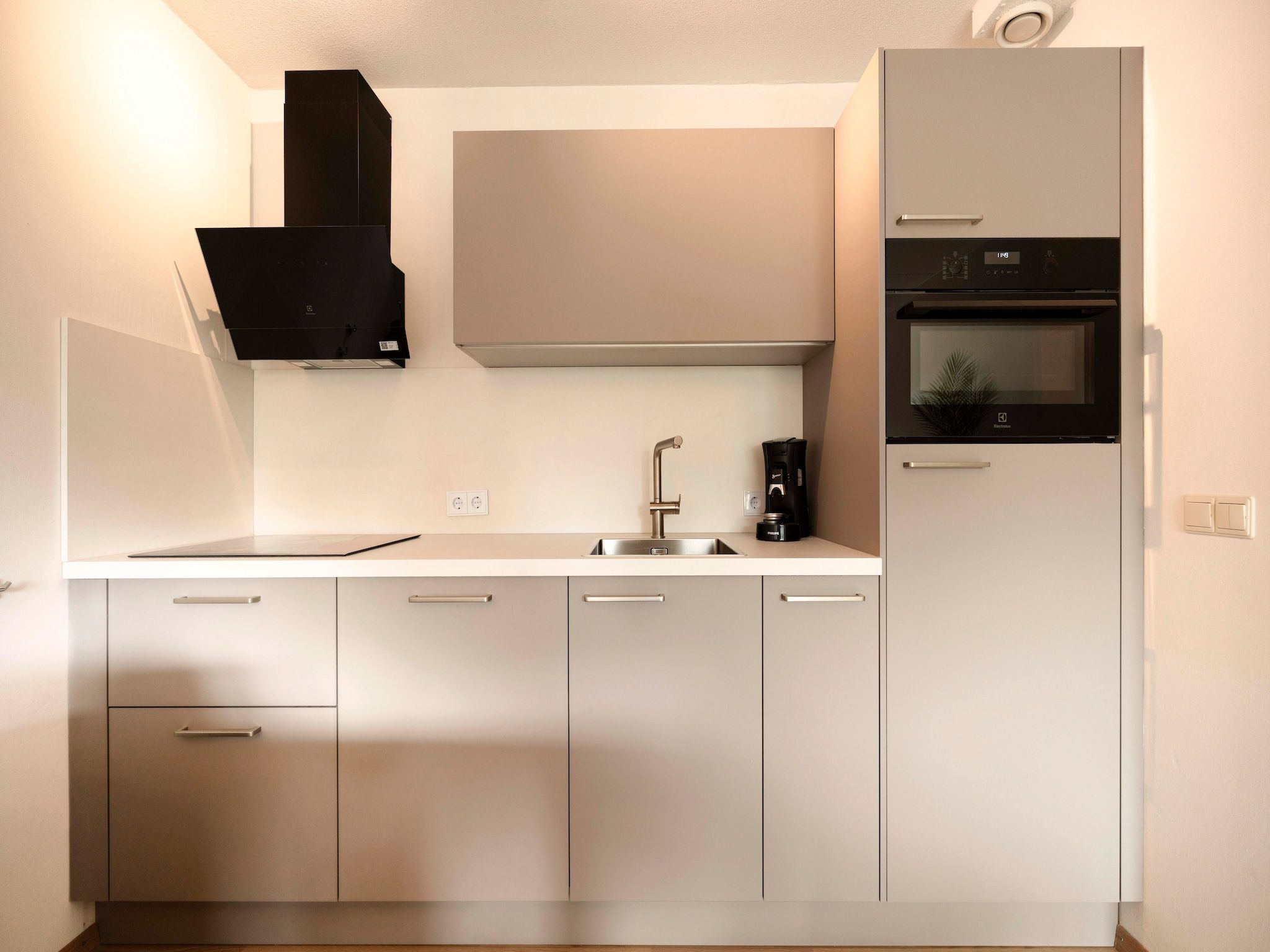De keuken van Beach Appartement 13 in Callantsoog