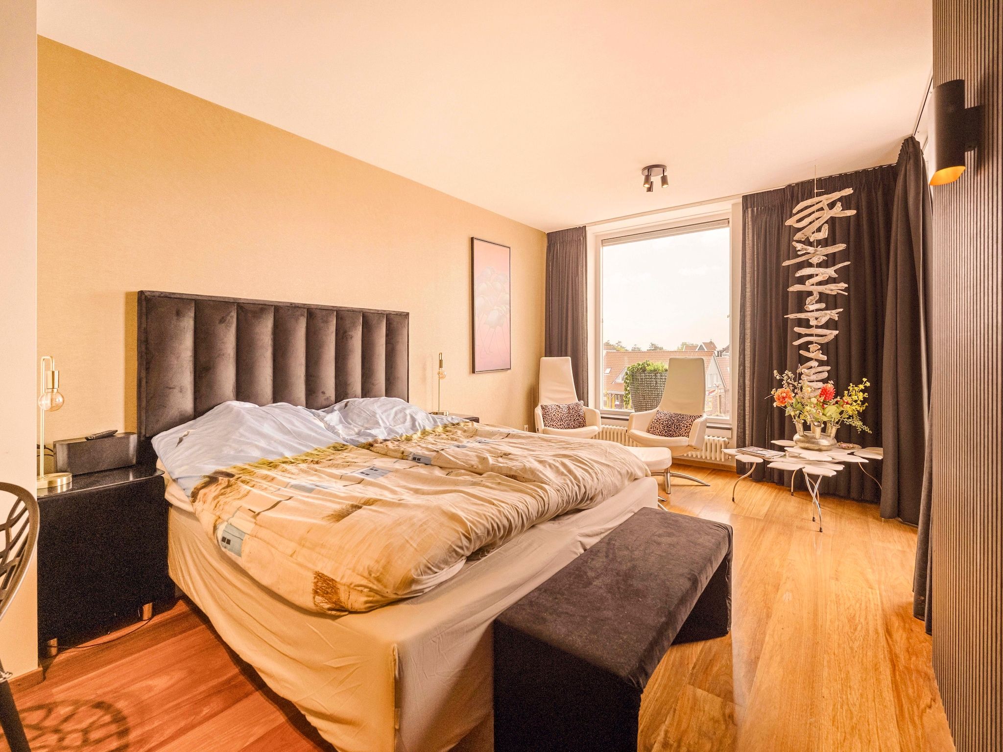 Een slaapkamer van Suite "At the Beach" 23D in Callantsoog