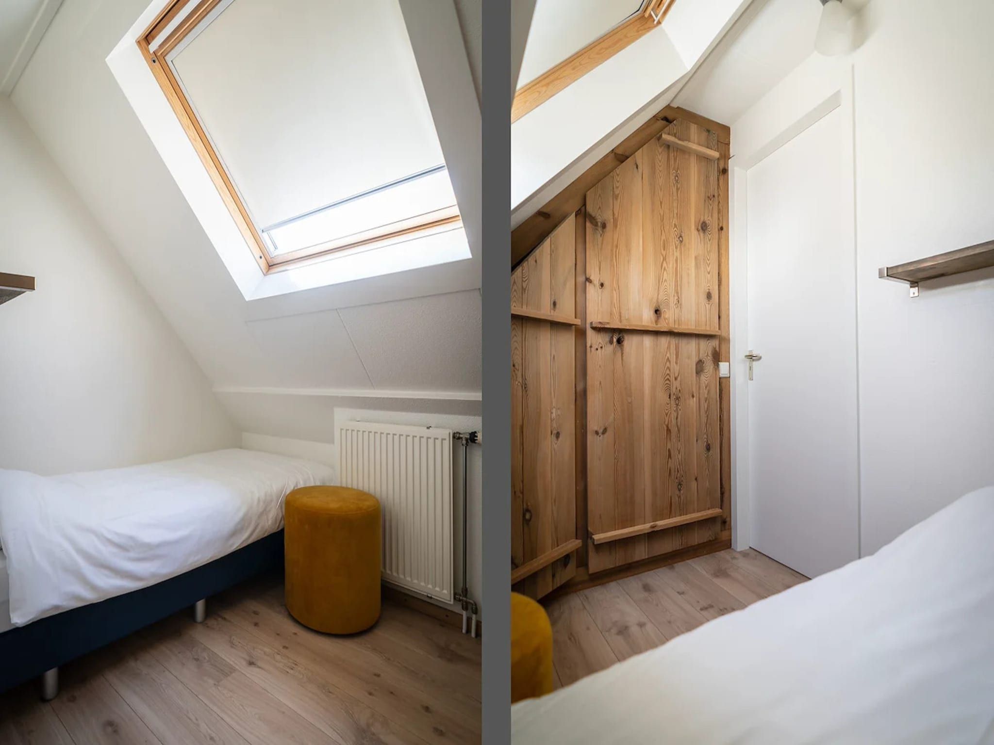 Een slaapkamer van 5-person luxury holiday villa on Texel in De Koog