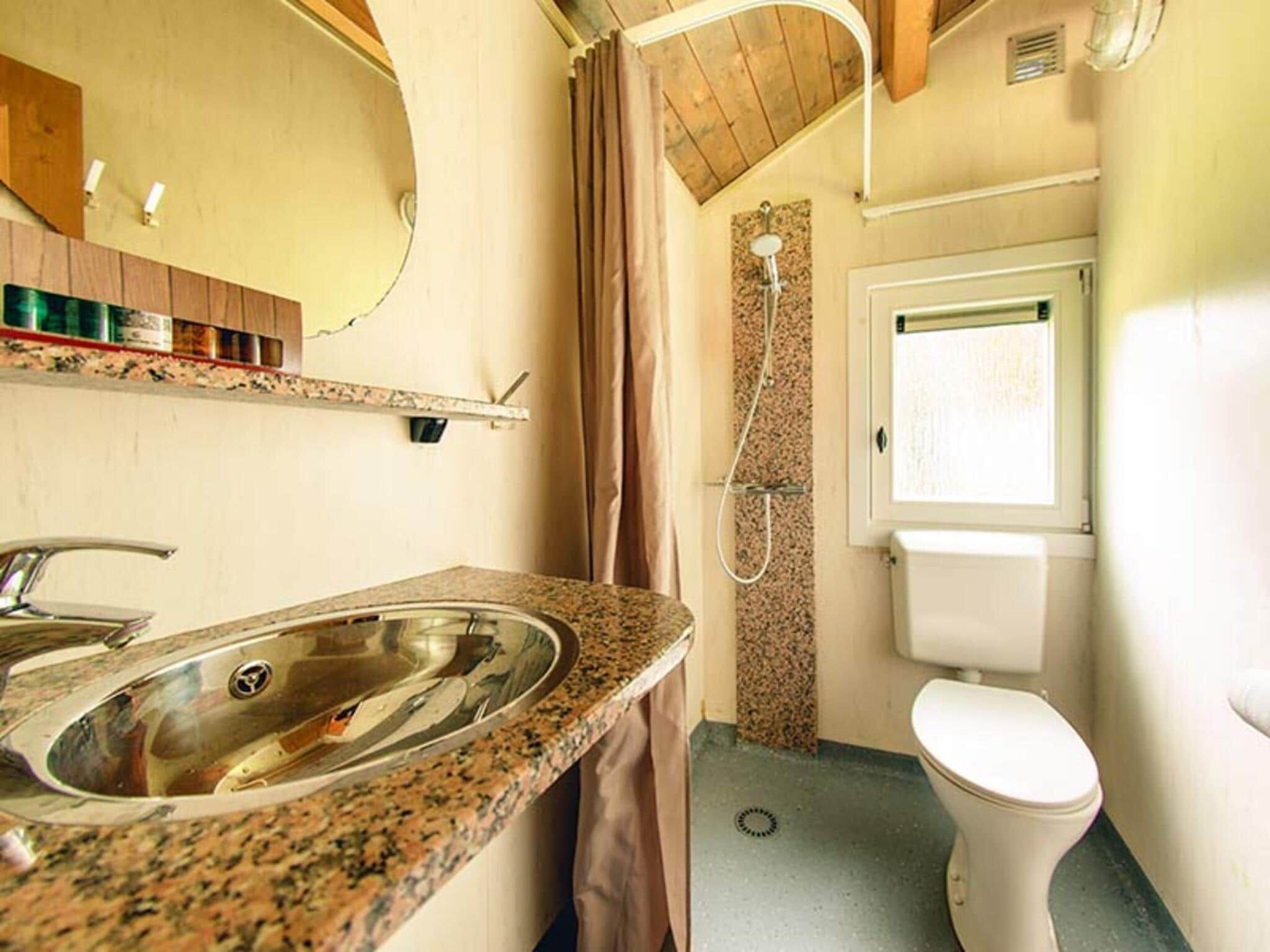 De badkamer van Hacienda in Slagharen