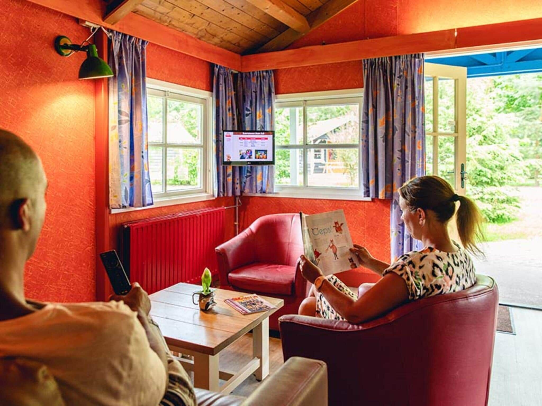 De woonkamer van Hacienda in Slagharen