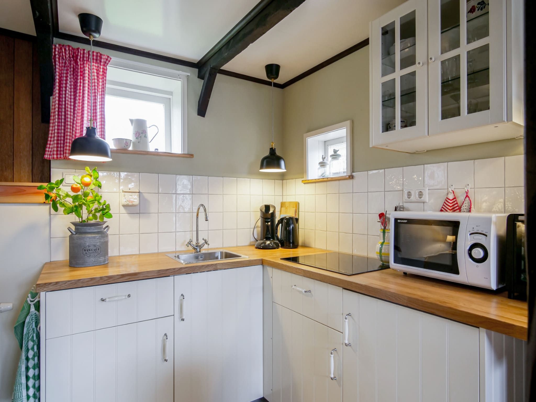 De keuken van Suite Koeboet in Callantsoog