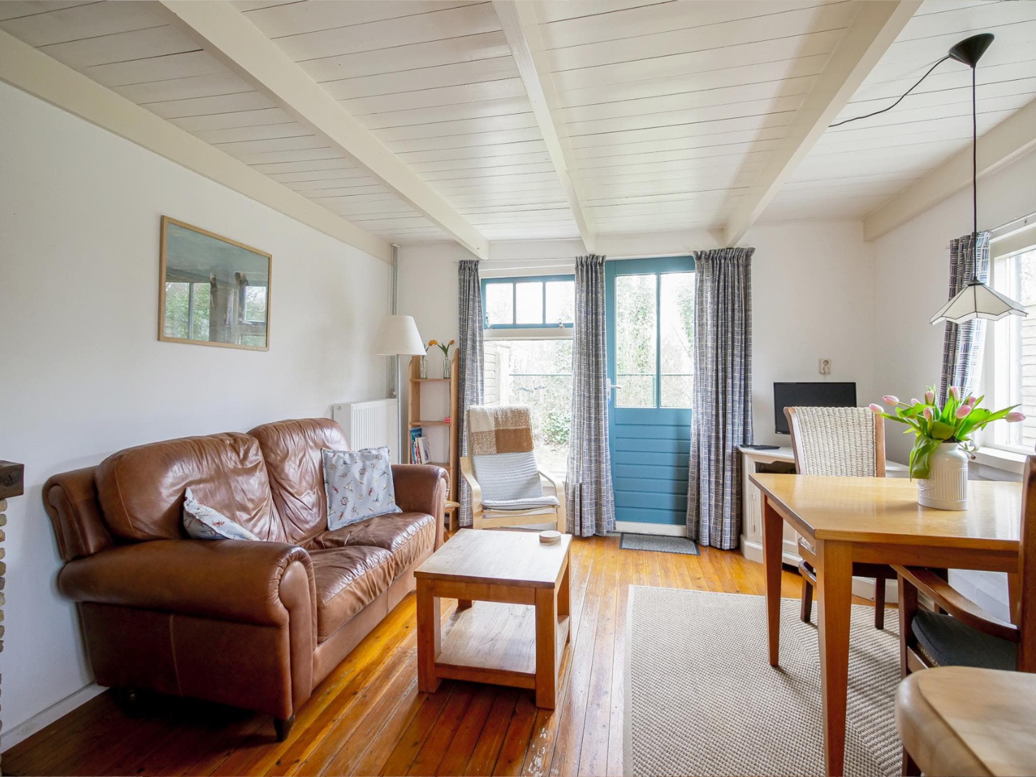 De woonkamer van Appartement Eb in Callantsoog