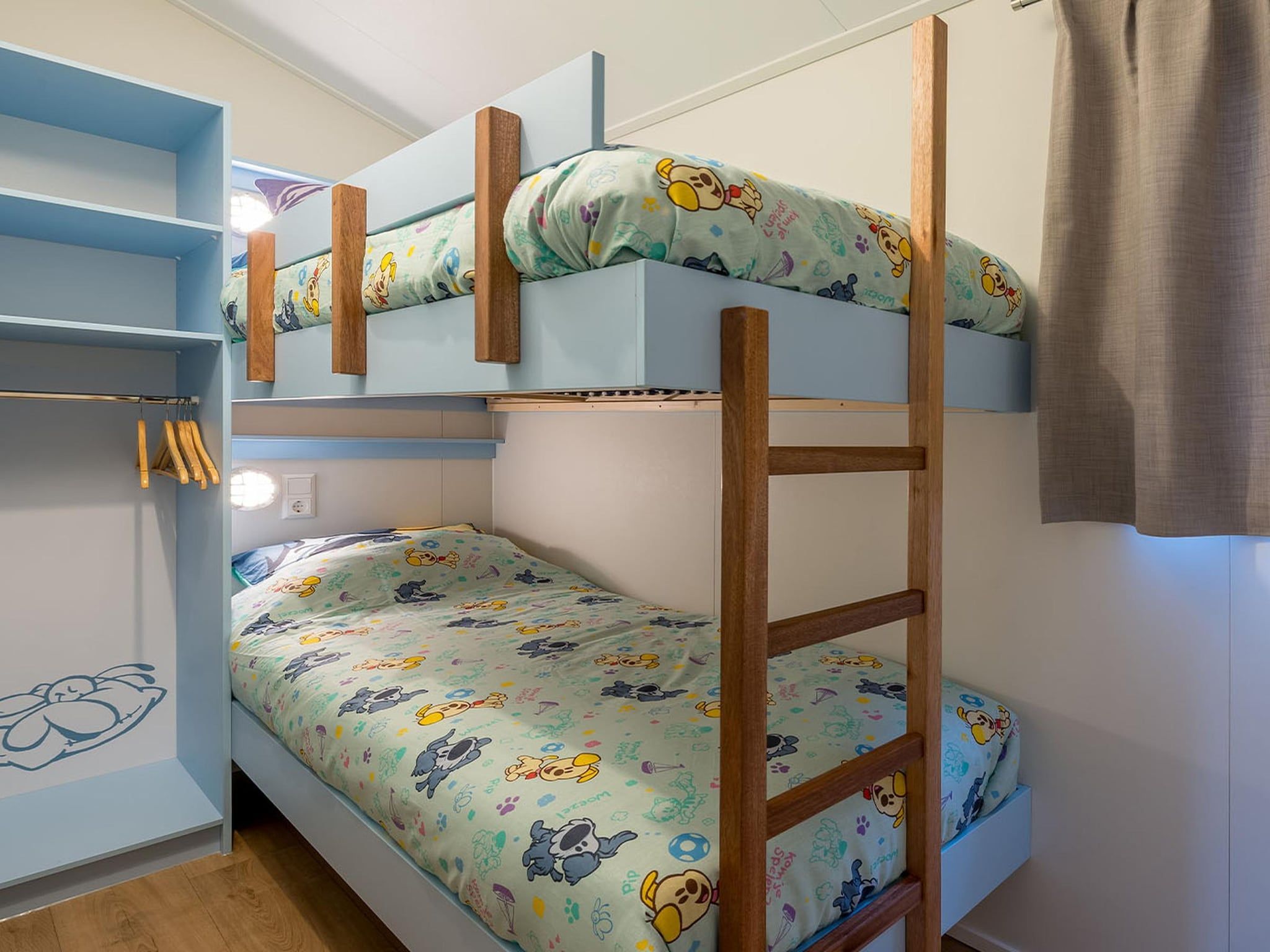 Een slaapkamer van Vlindertjes Venhuis 5p in Hoogerheide