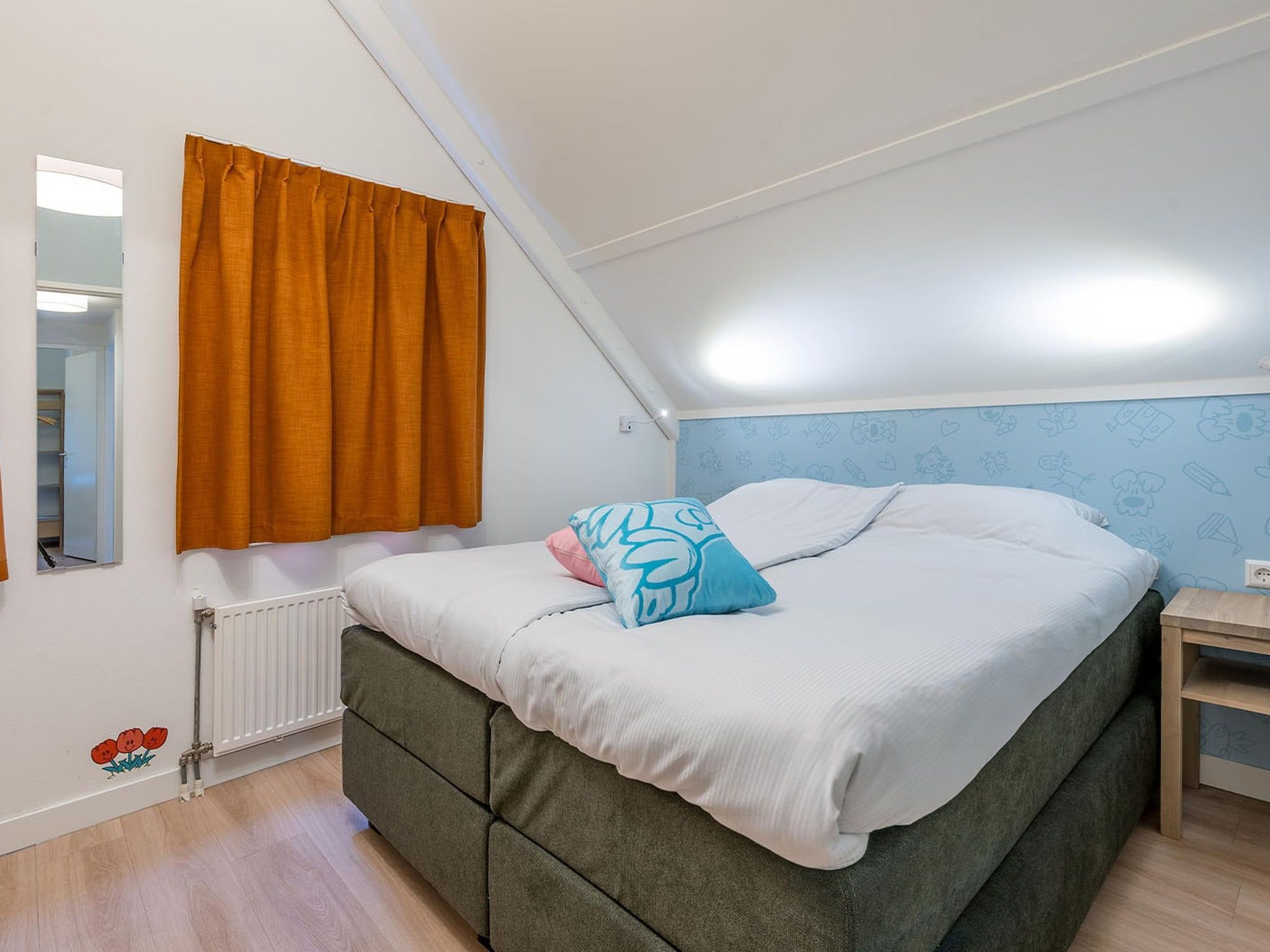 Een slaapkamer van Woezel & Pip Villa 8p in Hoogerheide