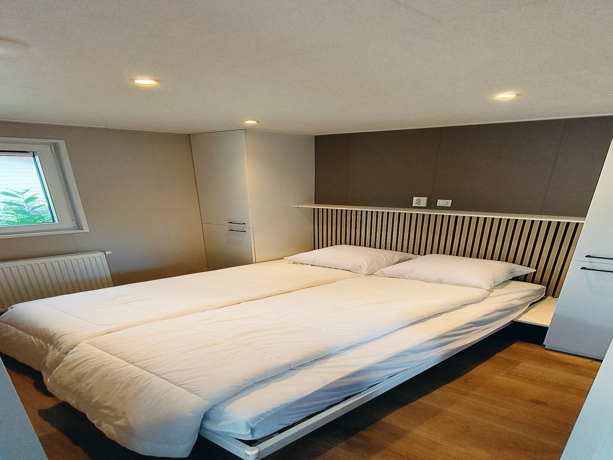 Een slaapkamer van Chalet Vogelzang | 4 Pers. (copy) in Vorden