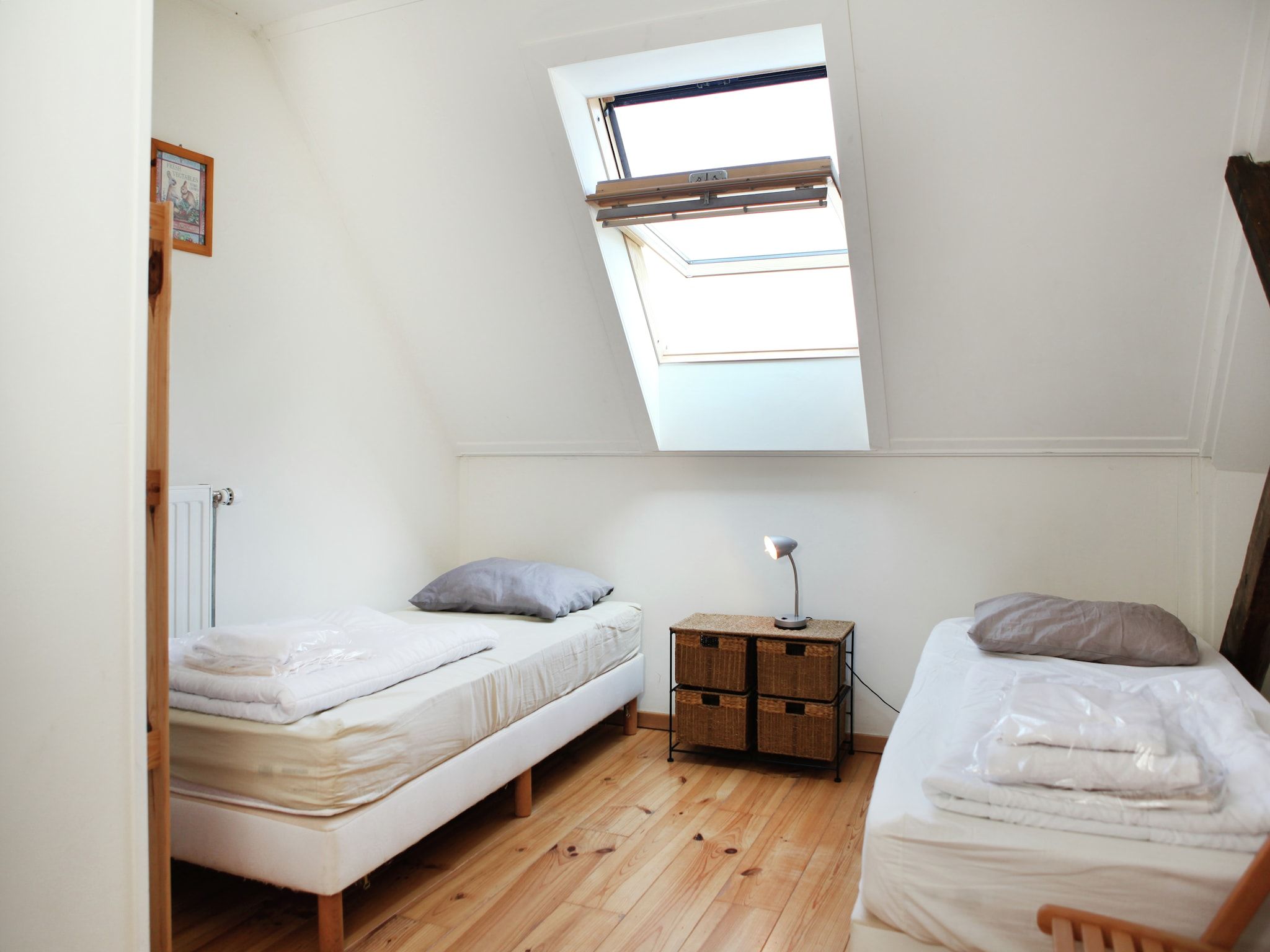 Een slaapkamer van Appartement De Dorsvloer in Eede