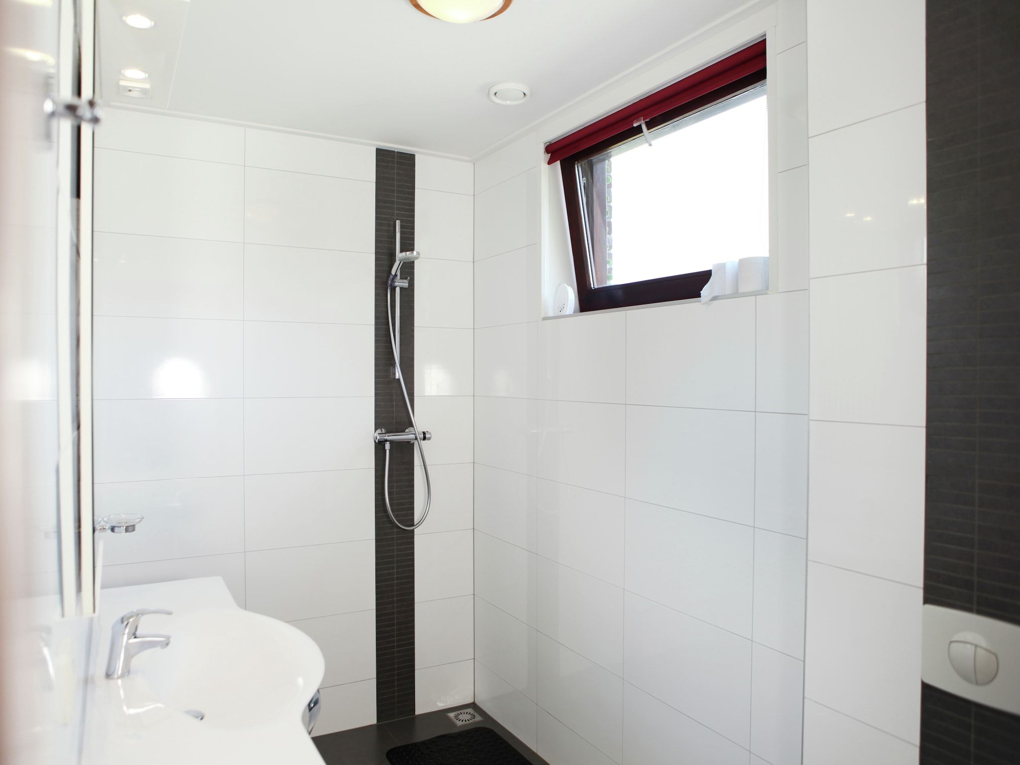 De badkamer van Appartement De Dorsvloer in Eede