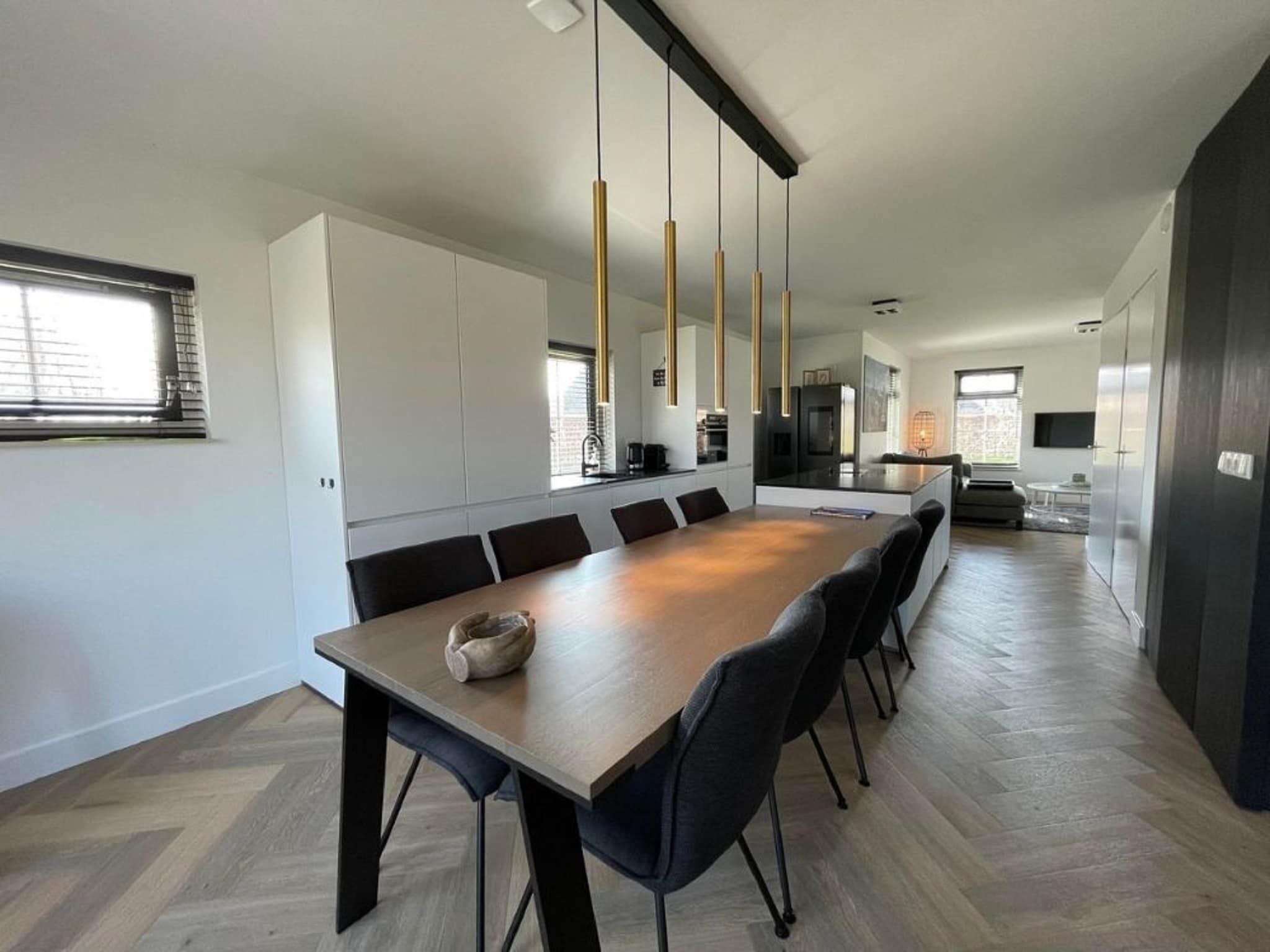 De eetkamer van Landgoed Eysinga State 1 in Sint Nicolaasga