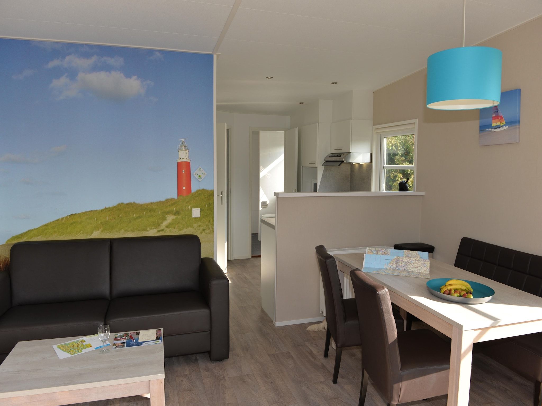 De woonkamer van Lodge (4p) in Den Burg