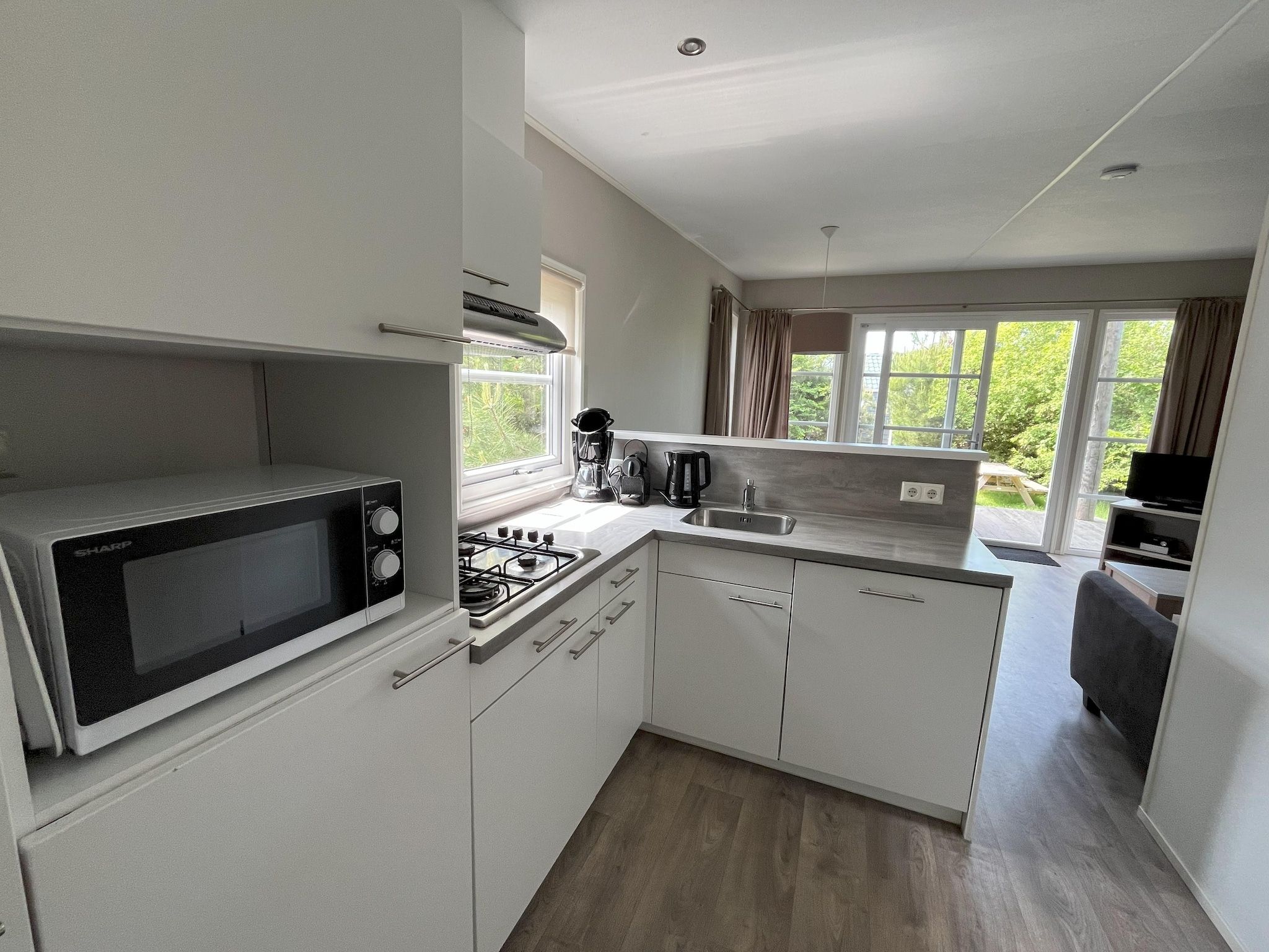 De keuken van Lodge (4p) in Den Burg
