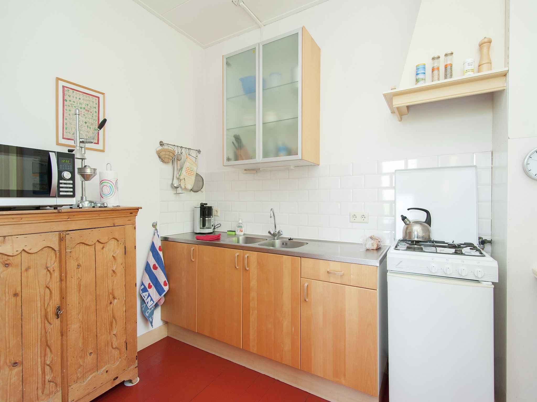 De keuken van Pronkkeamer Skrins in Easterlittens