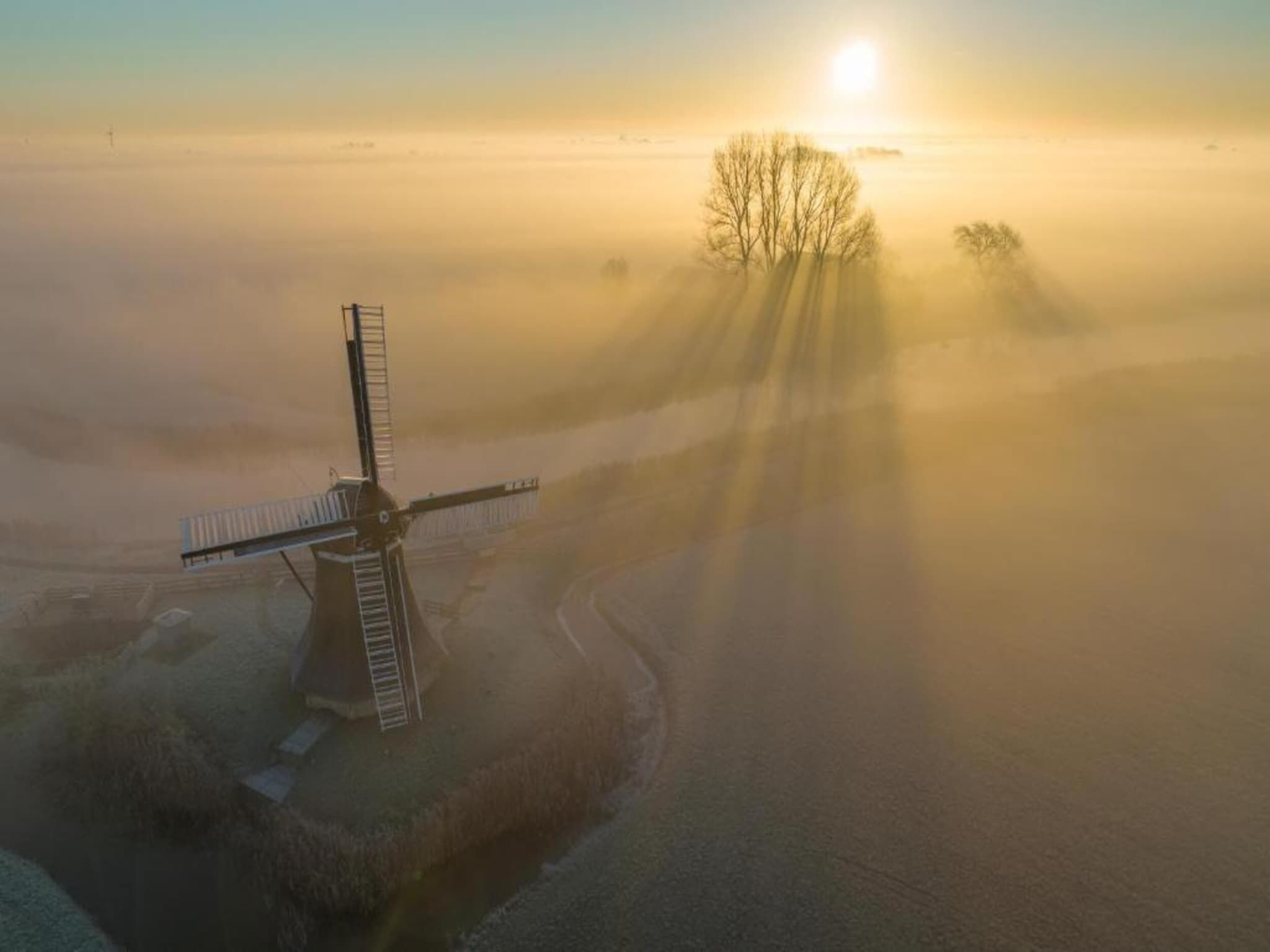 De omgeving van Pronkkeamer Skrins in Easterlittens