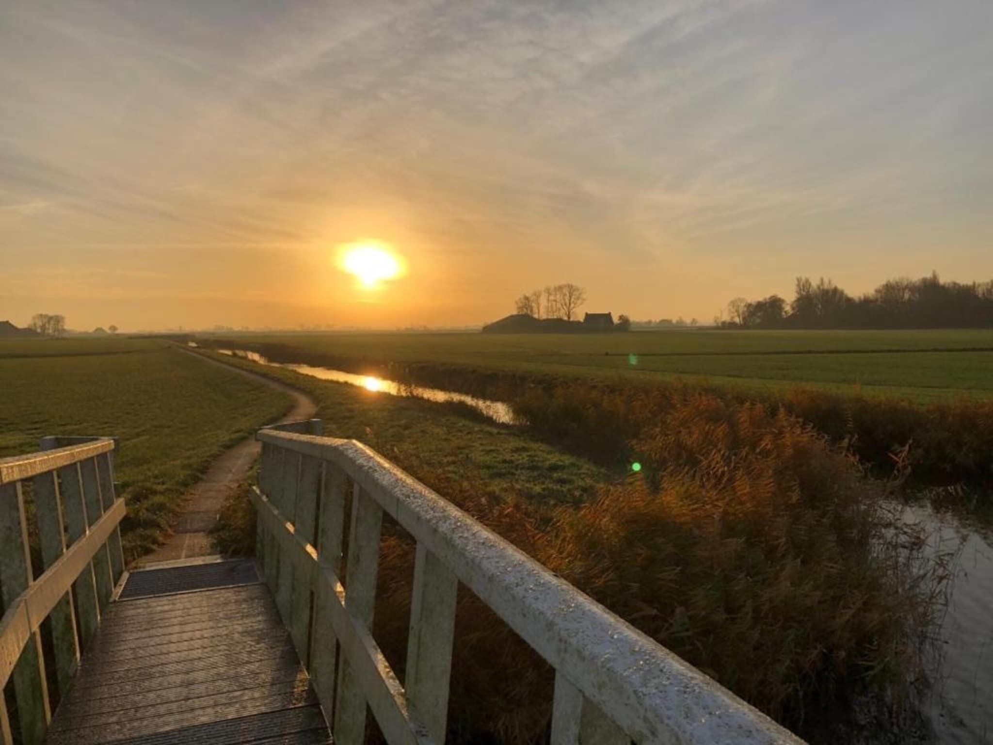 De omgeving van Pronkkeamer Skrins in Easterlittens