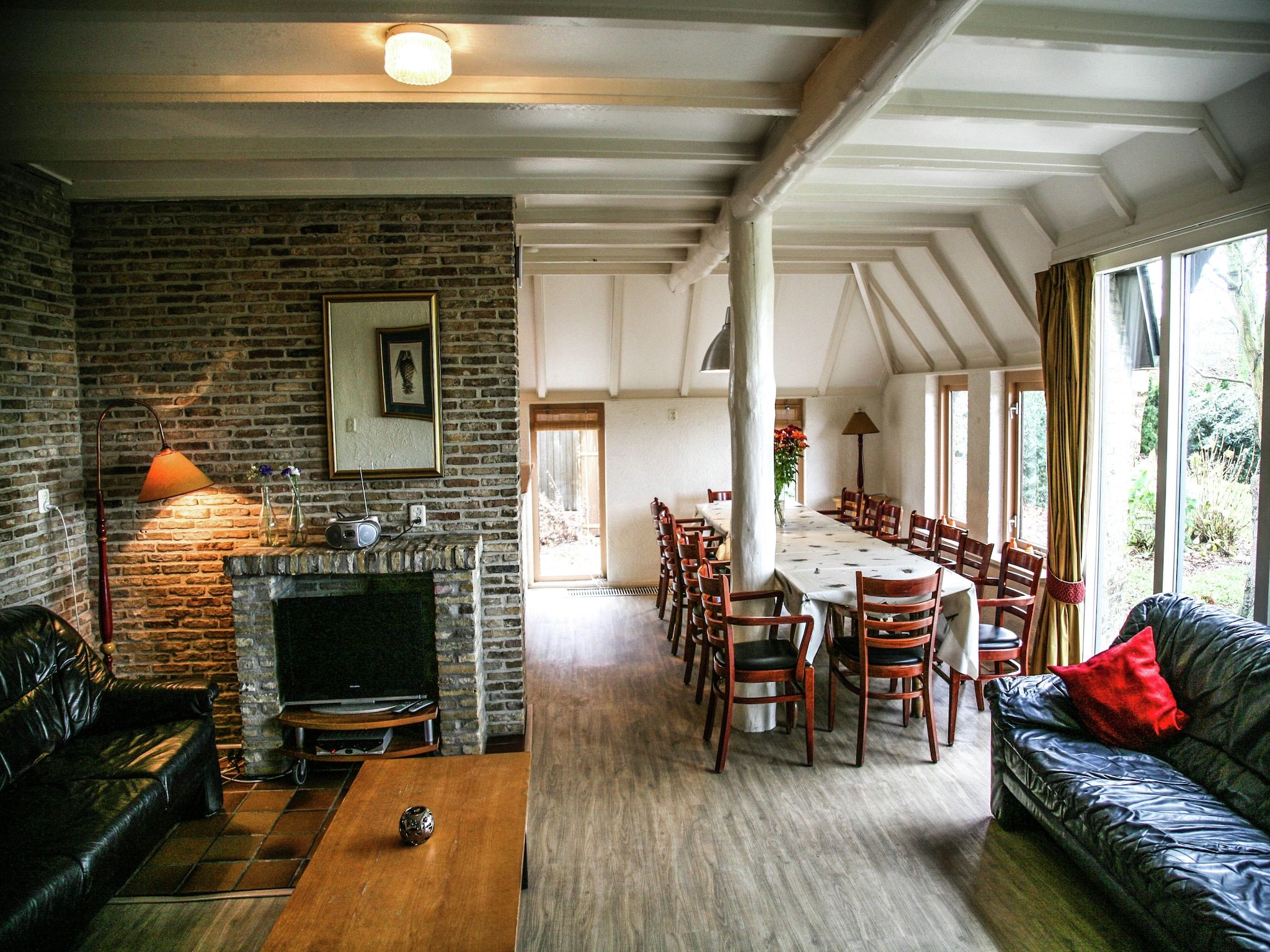 De eetkamer van Haulervaart in Waskemeer