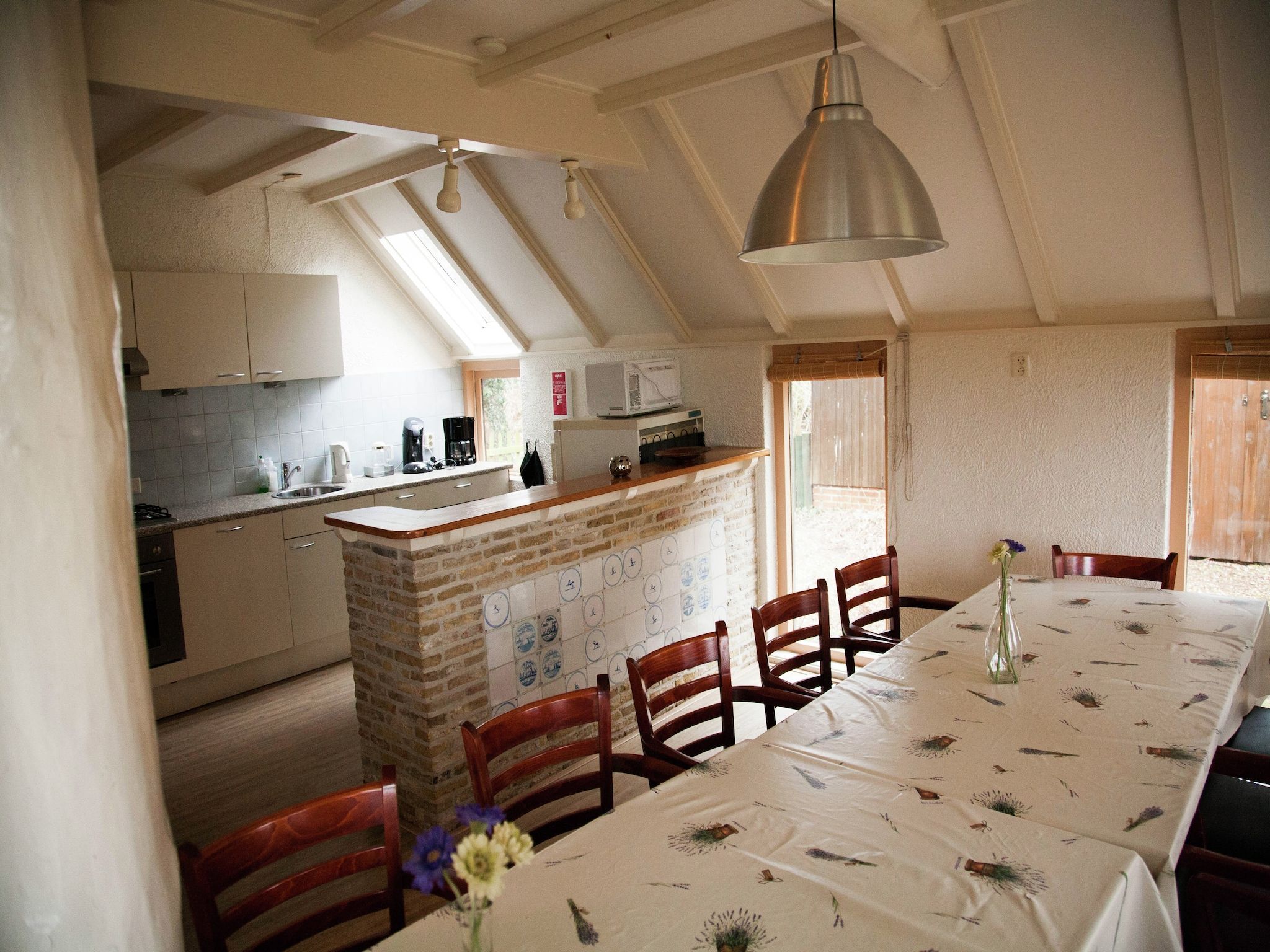 De eetkamer van Haulervaart in Waskemeer