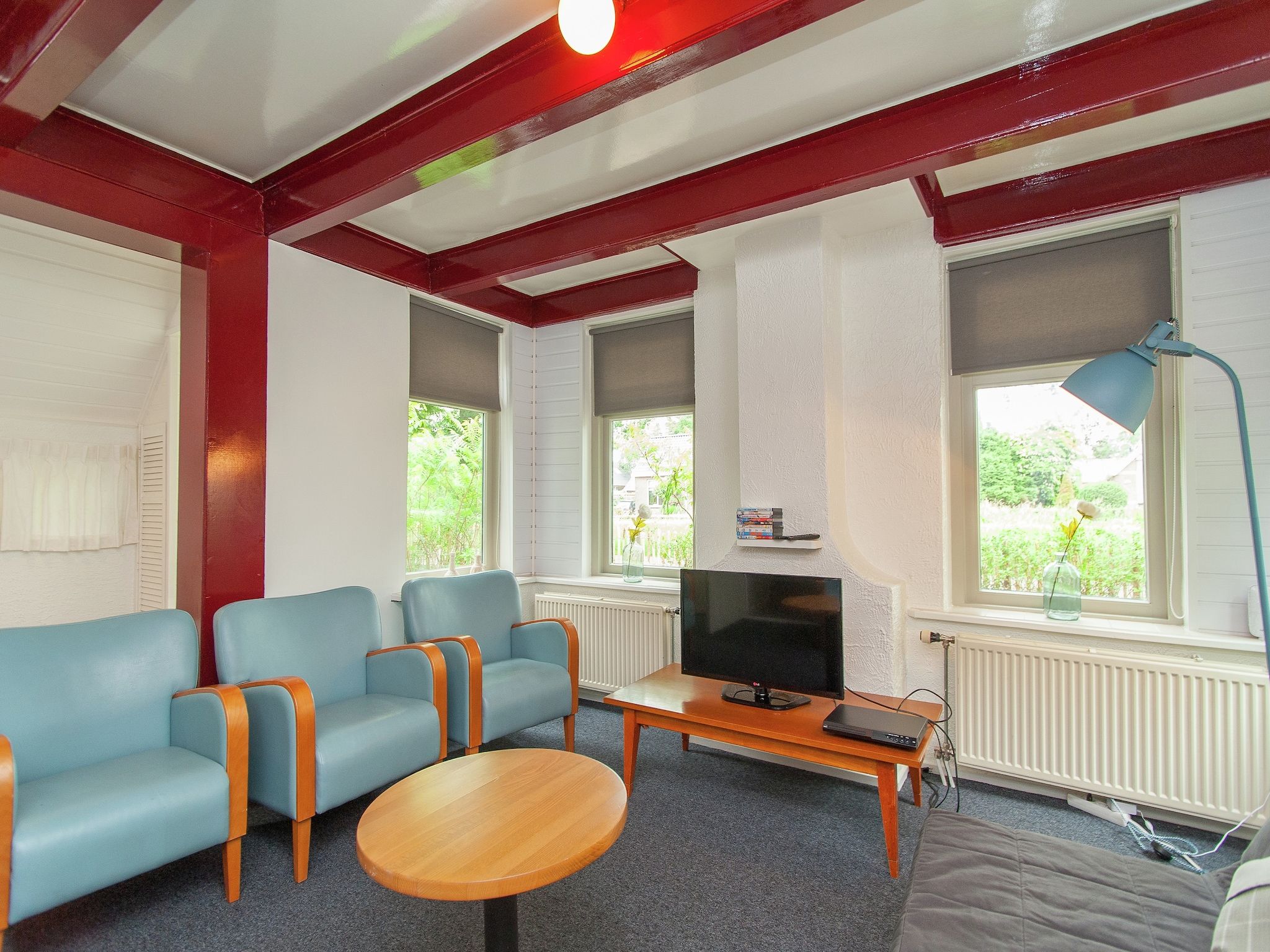 De woonkamer van Haulervaart in Waskemeer