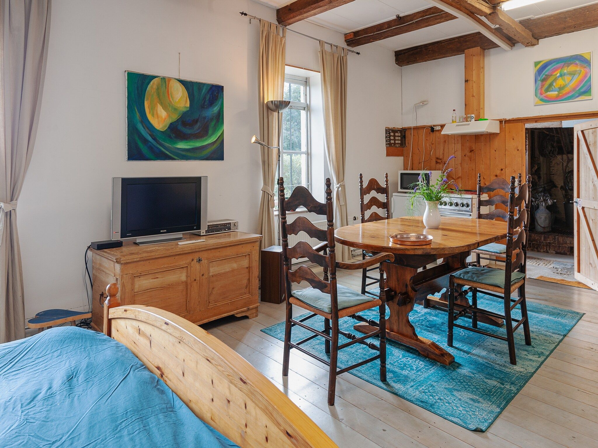 De eetkamer van Lauwerspleats in Burum