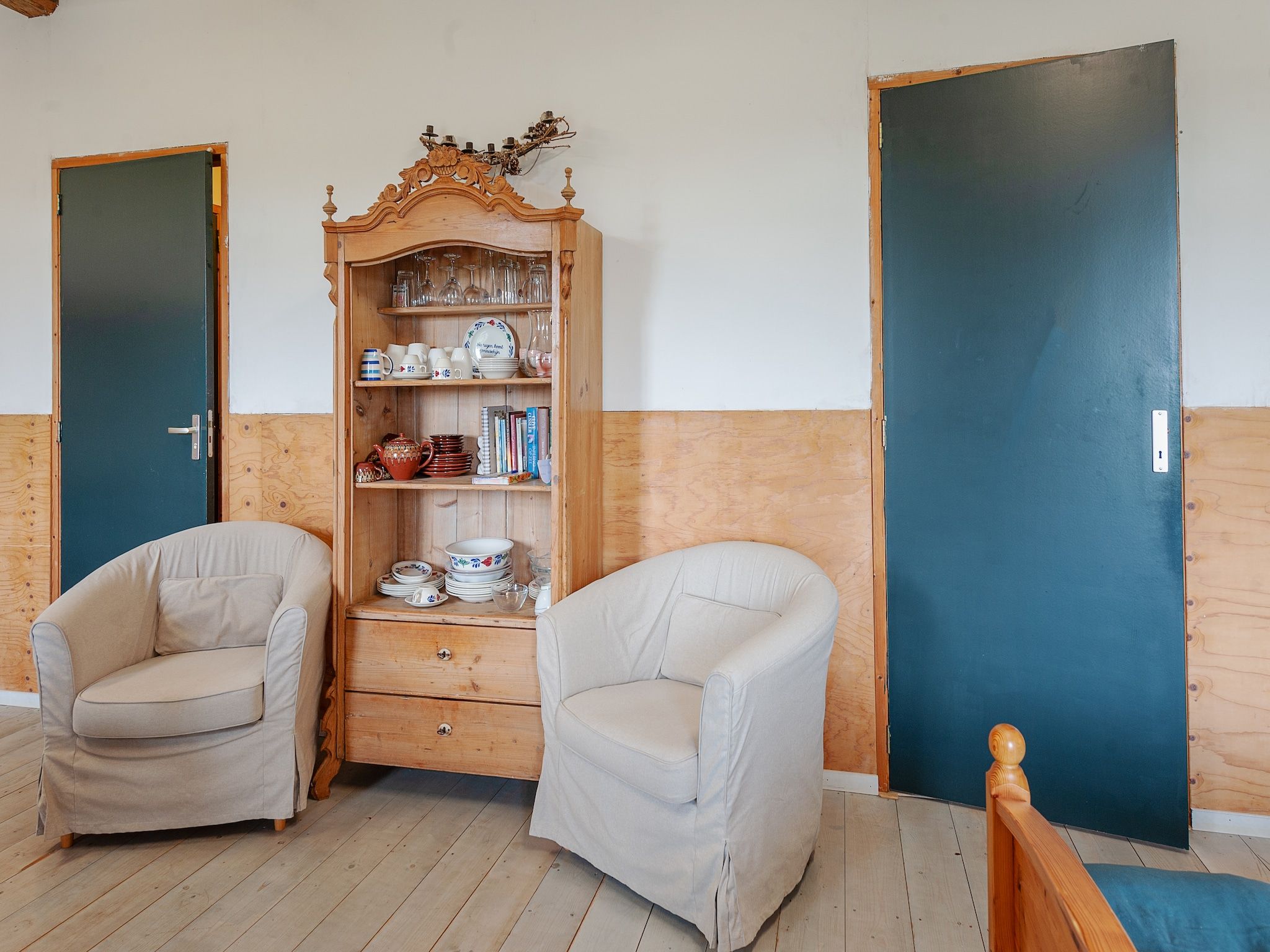 De woonkamer van Lauwerspleats in Burum