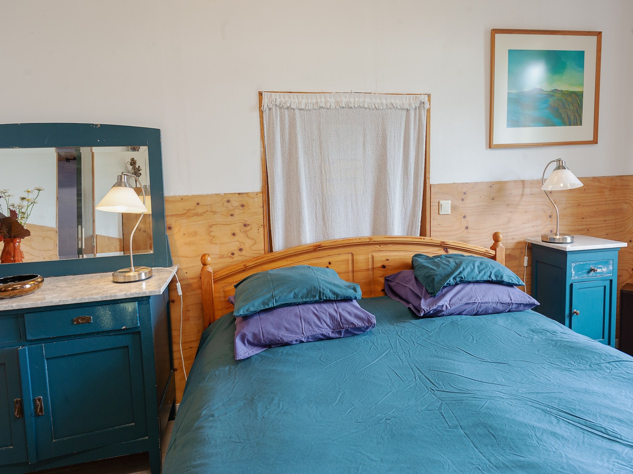 Een slaapkamer van Lauwerspleats in Burum