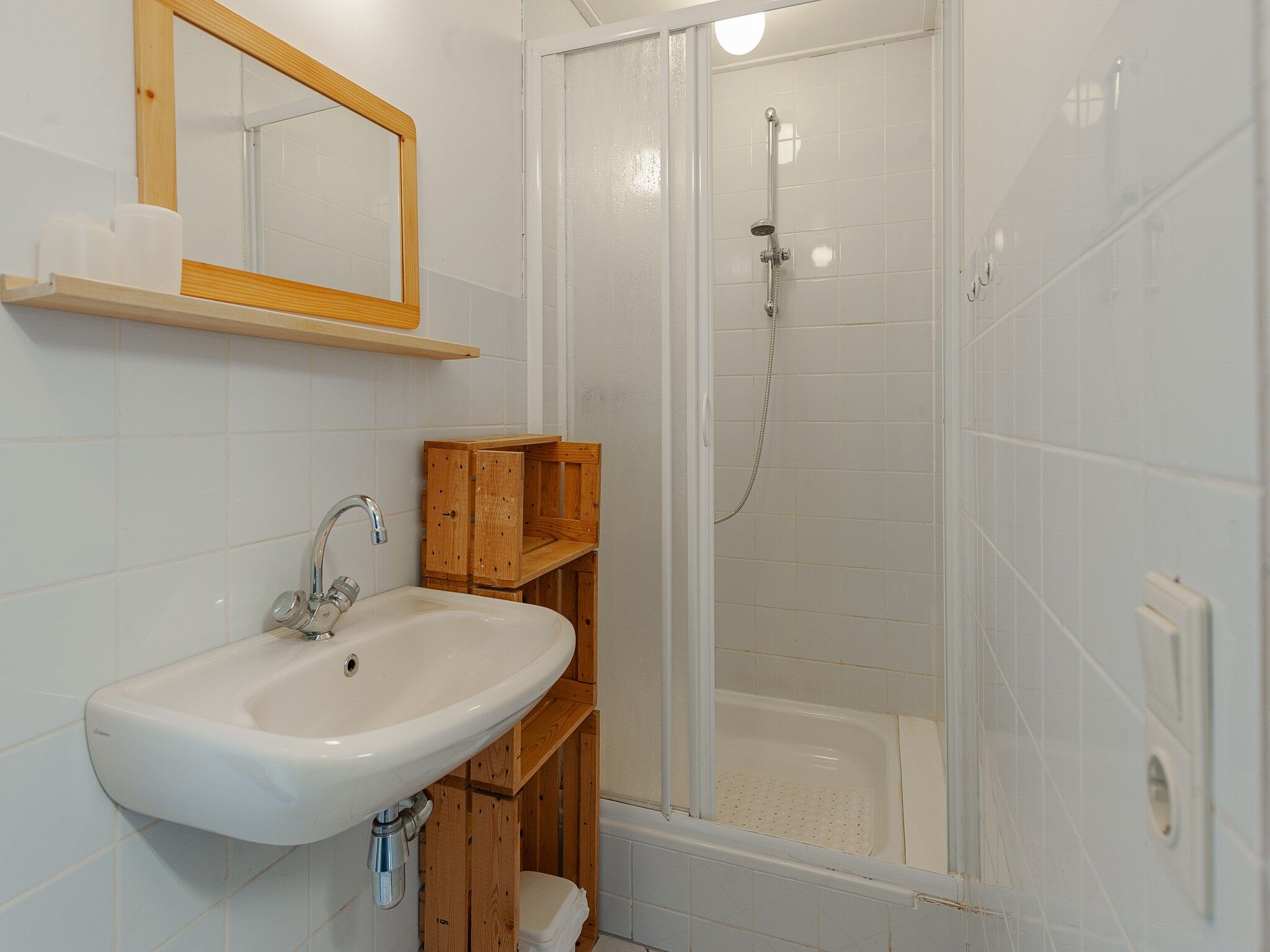 De badkamer van Lauwerspleats in Burum