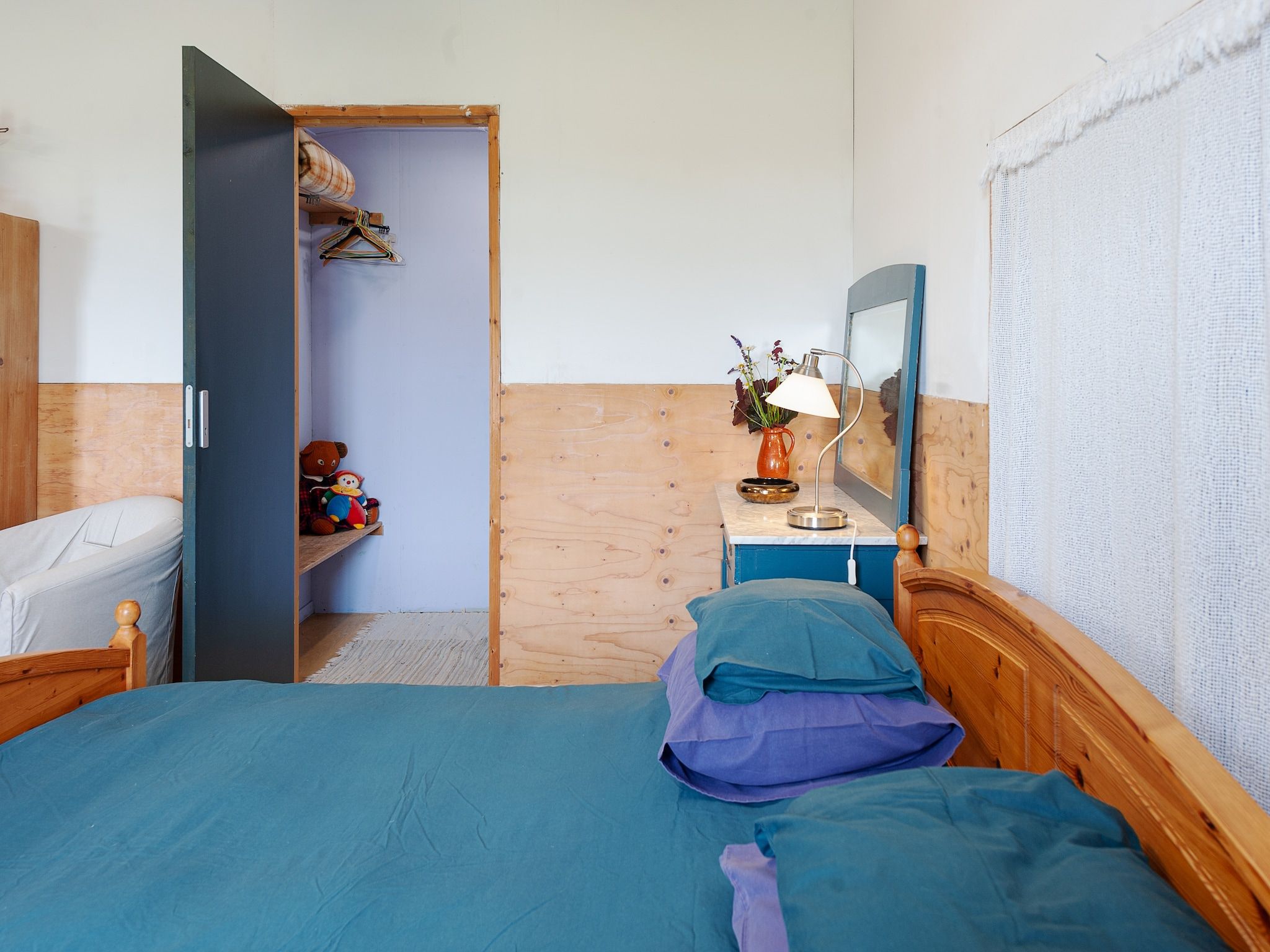 Een slaapkamer van Lauwerspleats in Burum