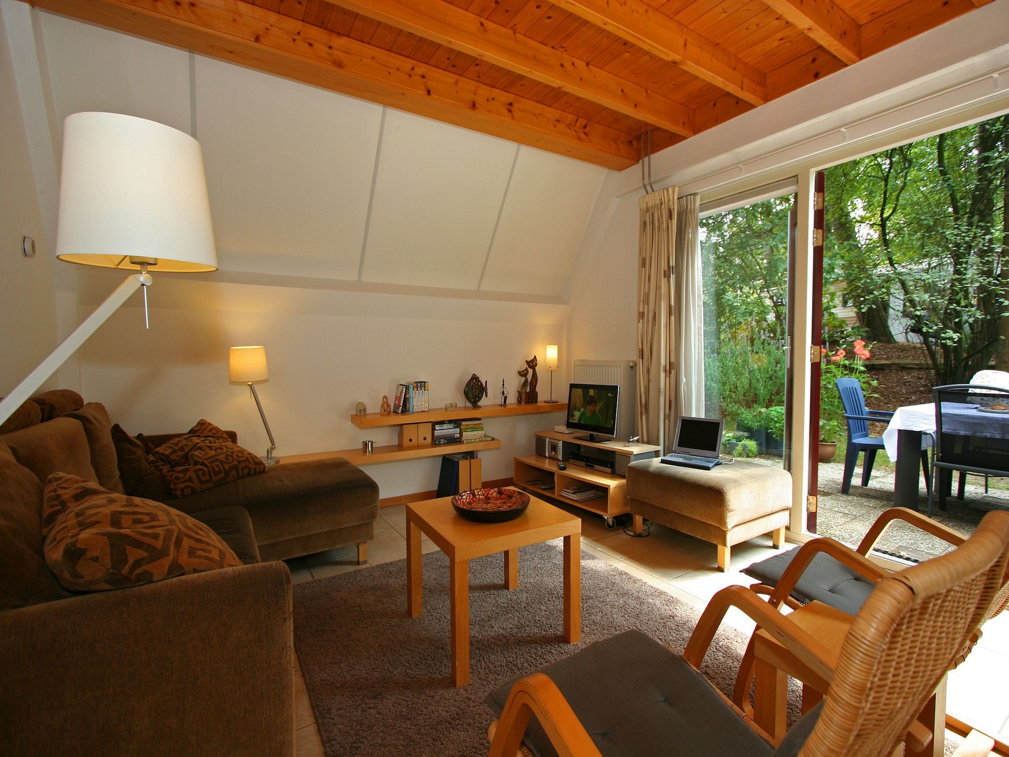 De woonkamer van Kleine Vos in Nunspeet