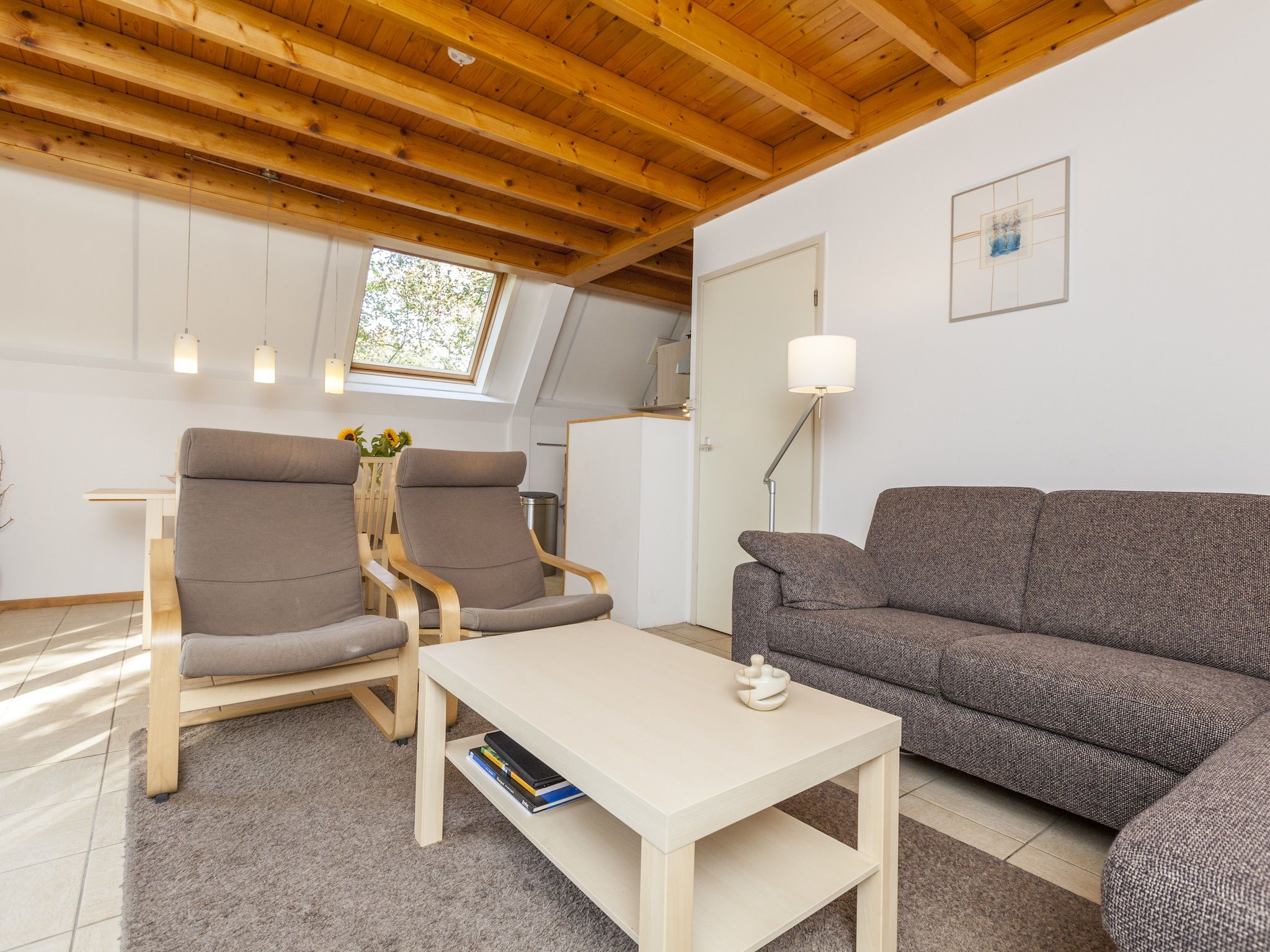 De woonkamer van Kleine Vos in Nunspeet