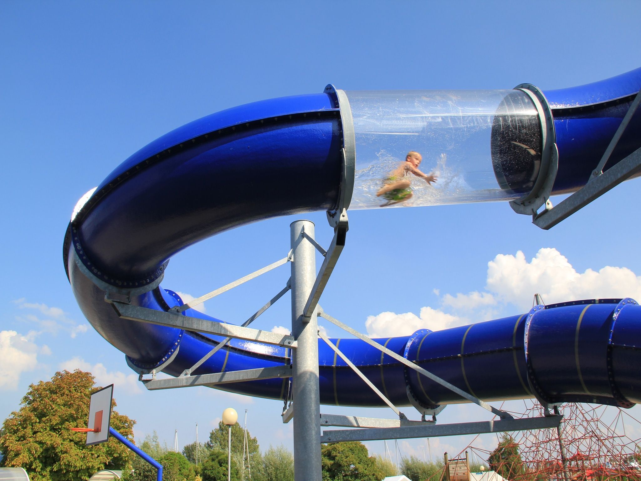 Parkfaciliteiten bij Villapark de Paardekreek 5 in Kortgene