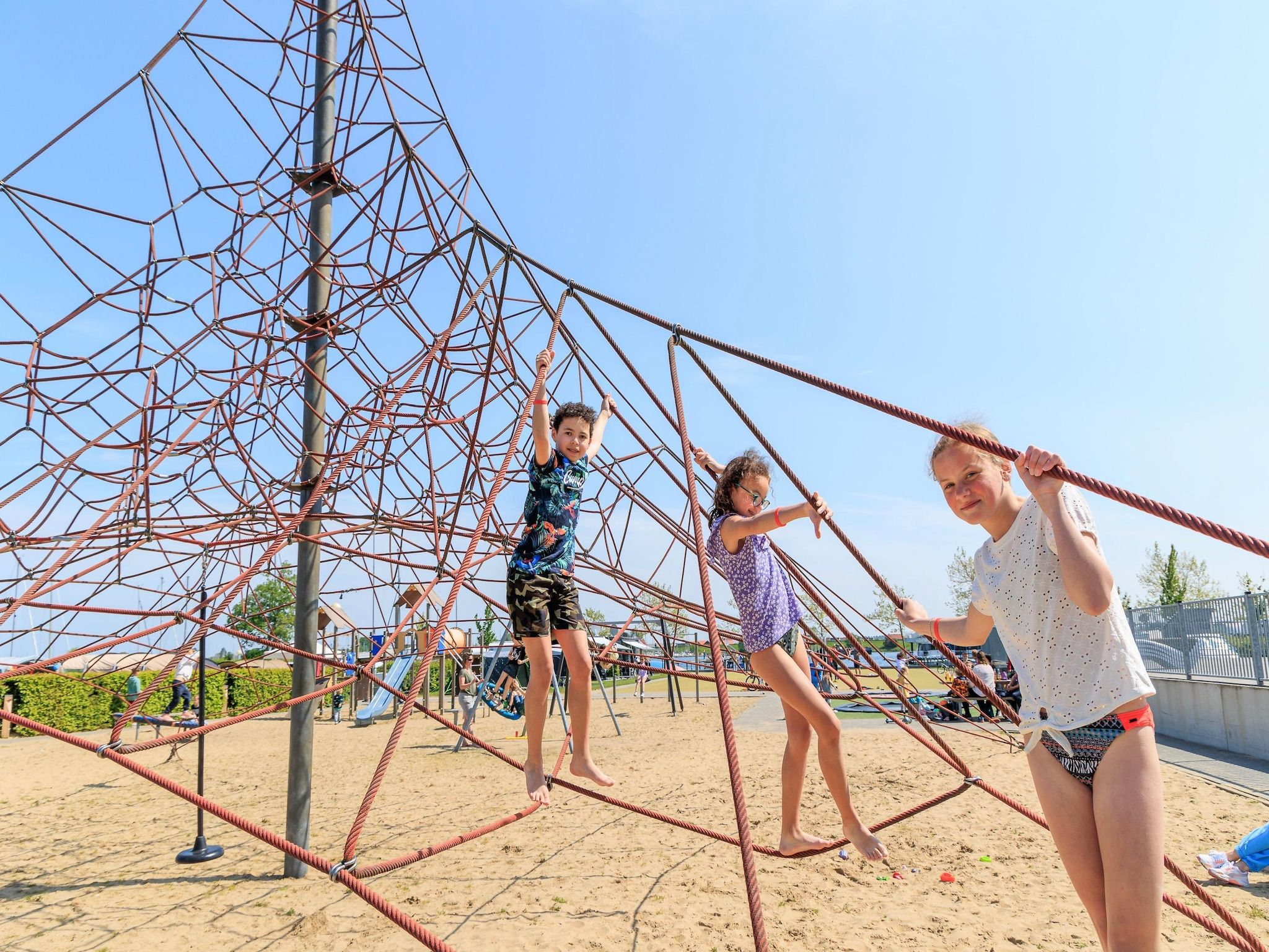 Parkfaciliteiten bij Villapark de Paardekreek 5 in Kortgene