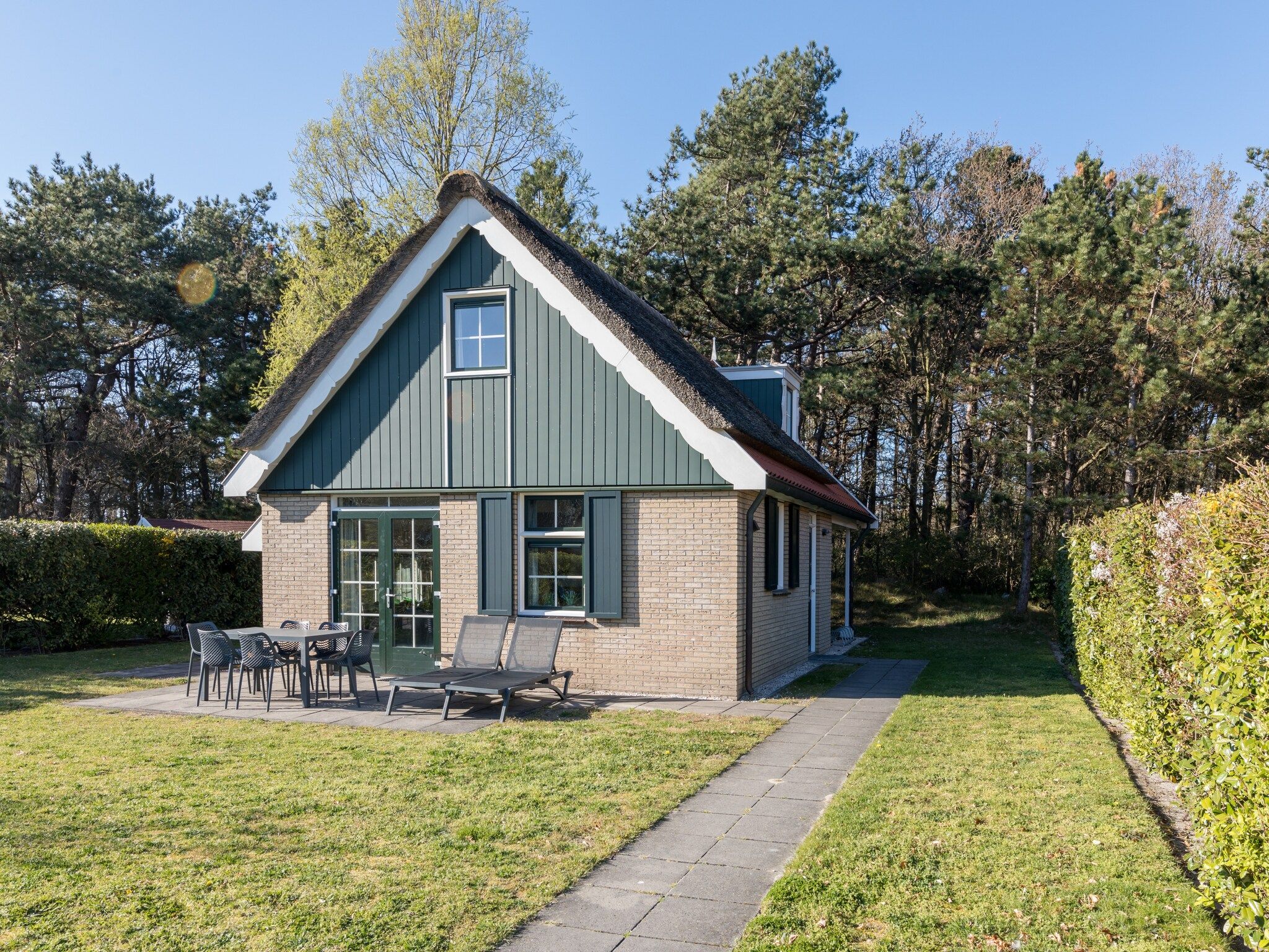 De buitenkant van Kustpark Texel 2 in De Koog