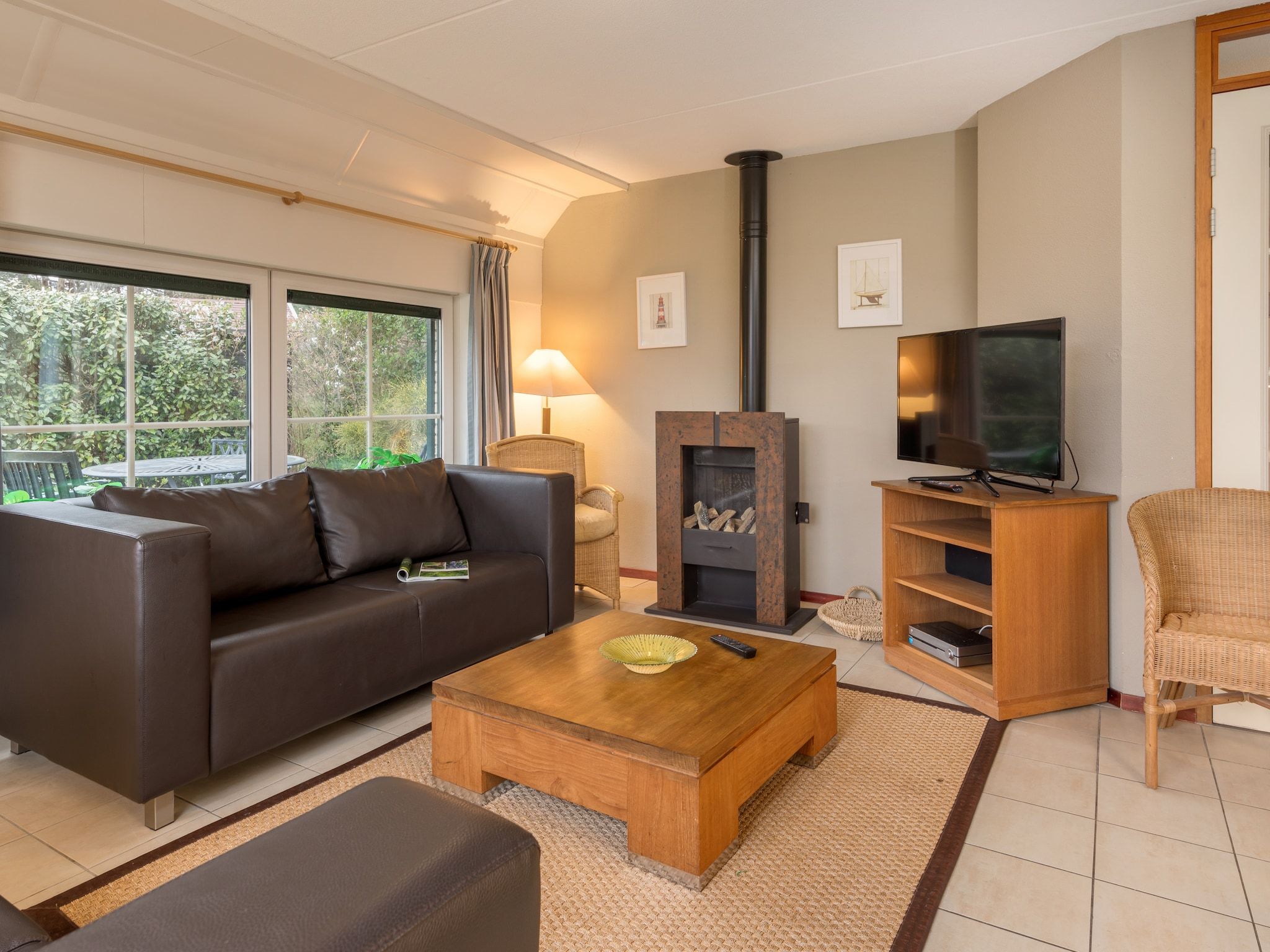 De woonkamer van Kustpark Texel 2 in De Koog