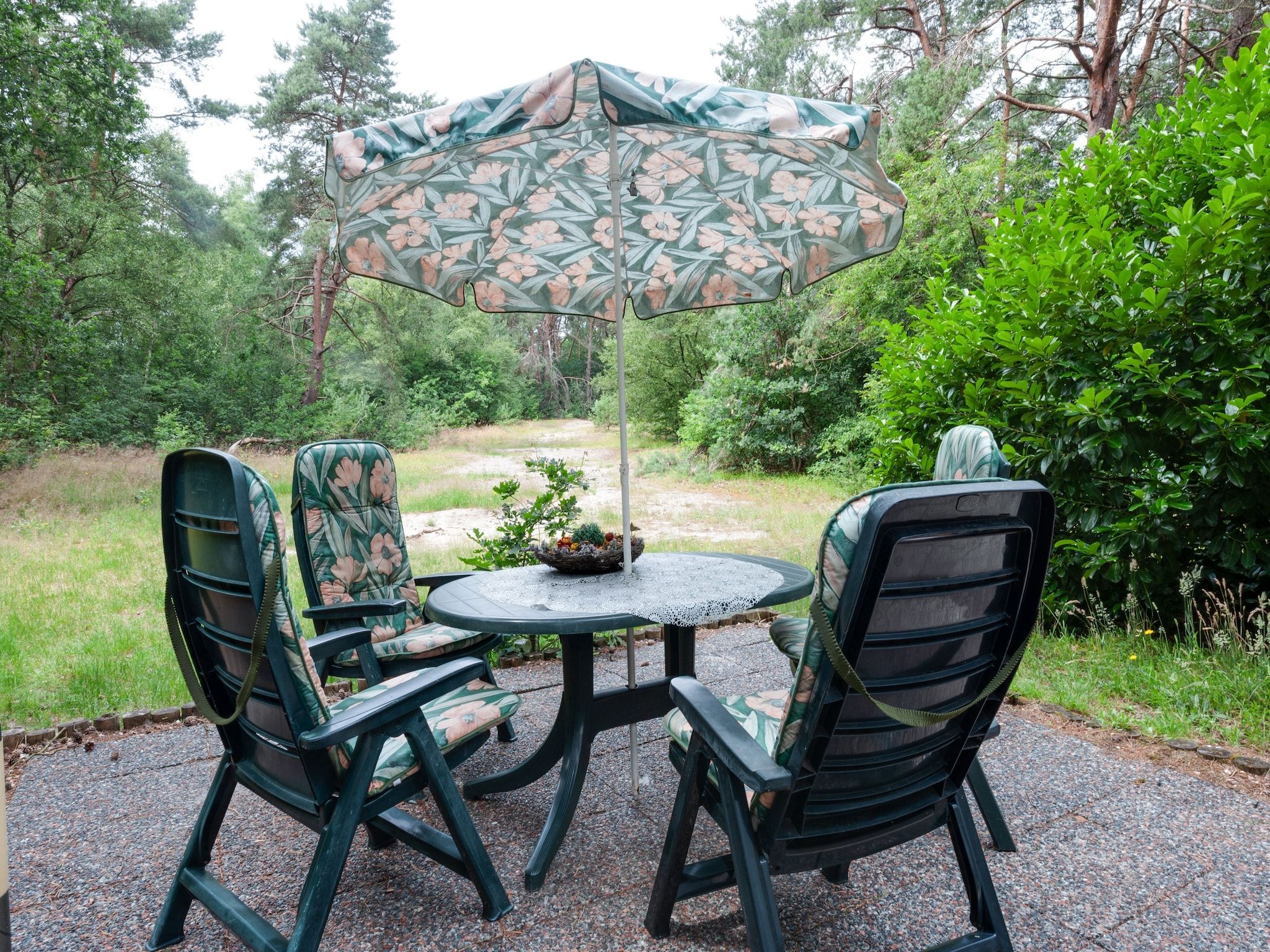 Het terras van Dapama in Beerze