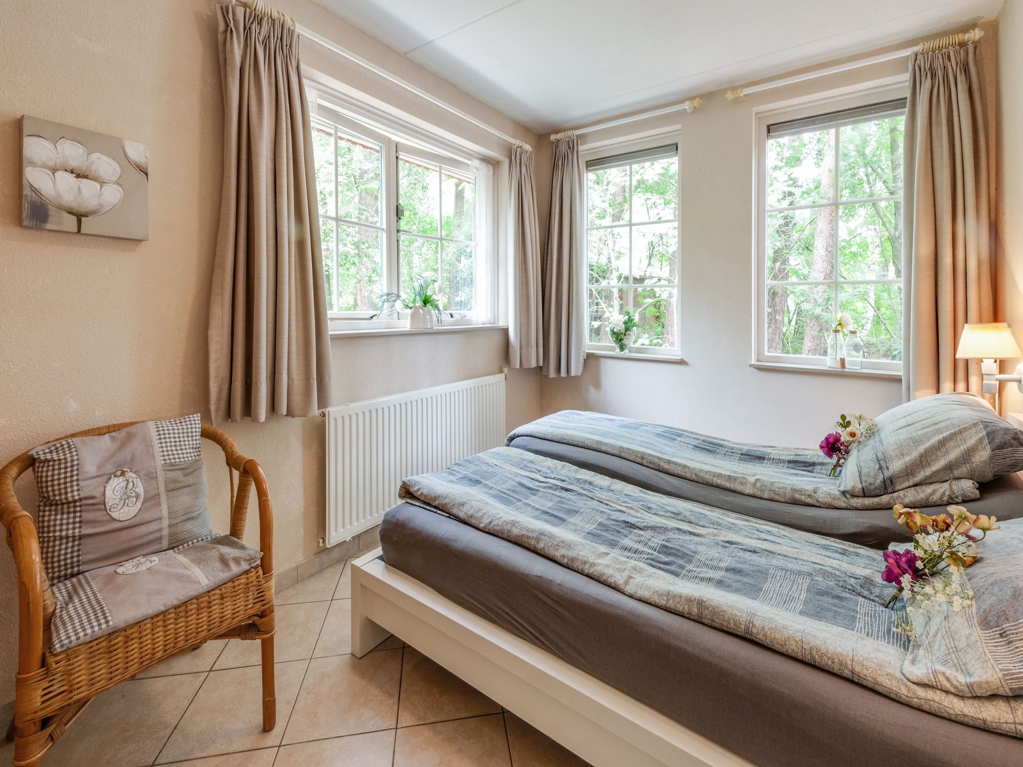 Een slaapkamer van Dapama in Beerze