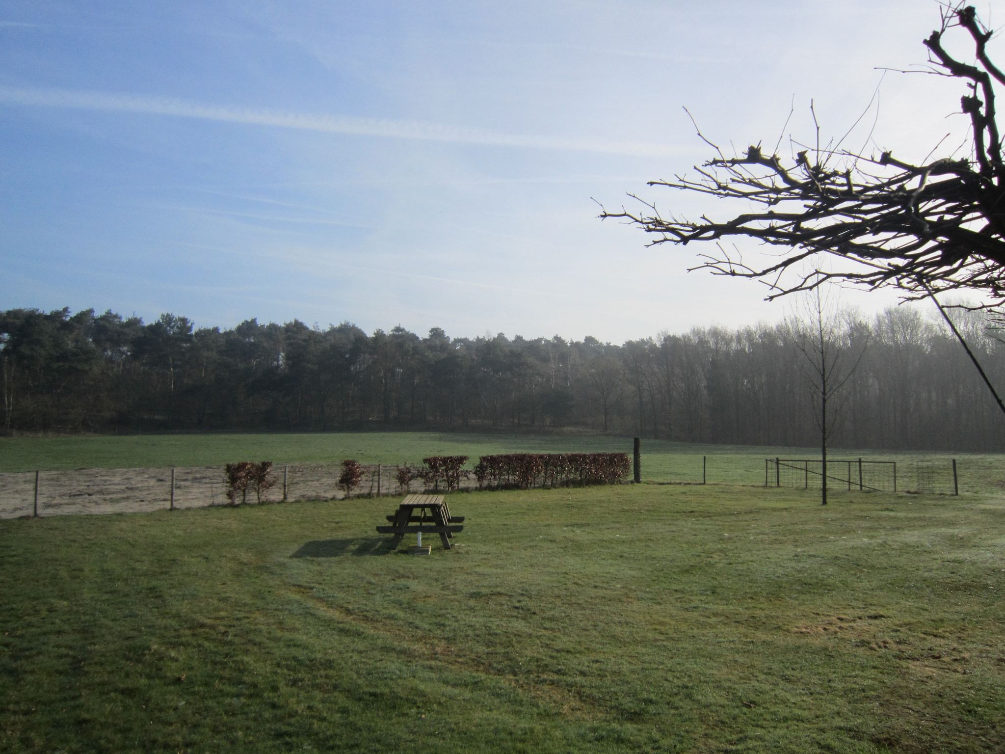 Het uitzicht vanaf Le Petit Miracle in Well