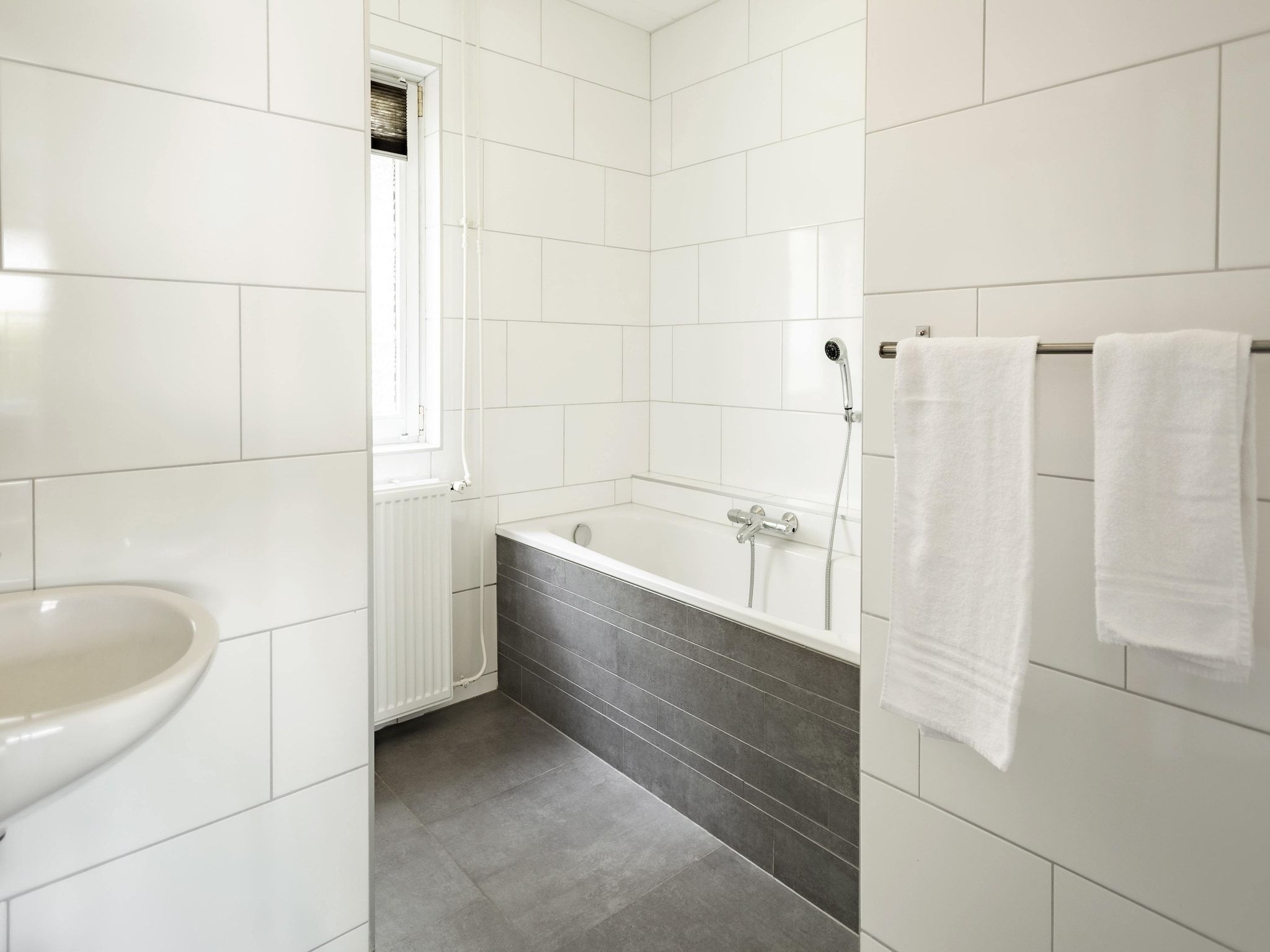 De badkamer van De Riethorst 2 in Plasmolen