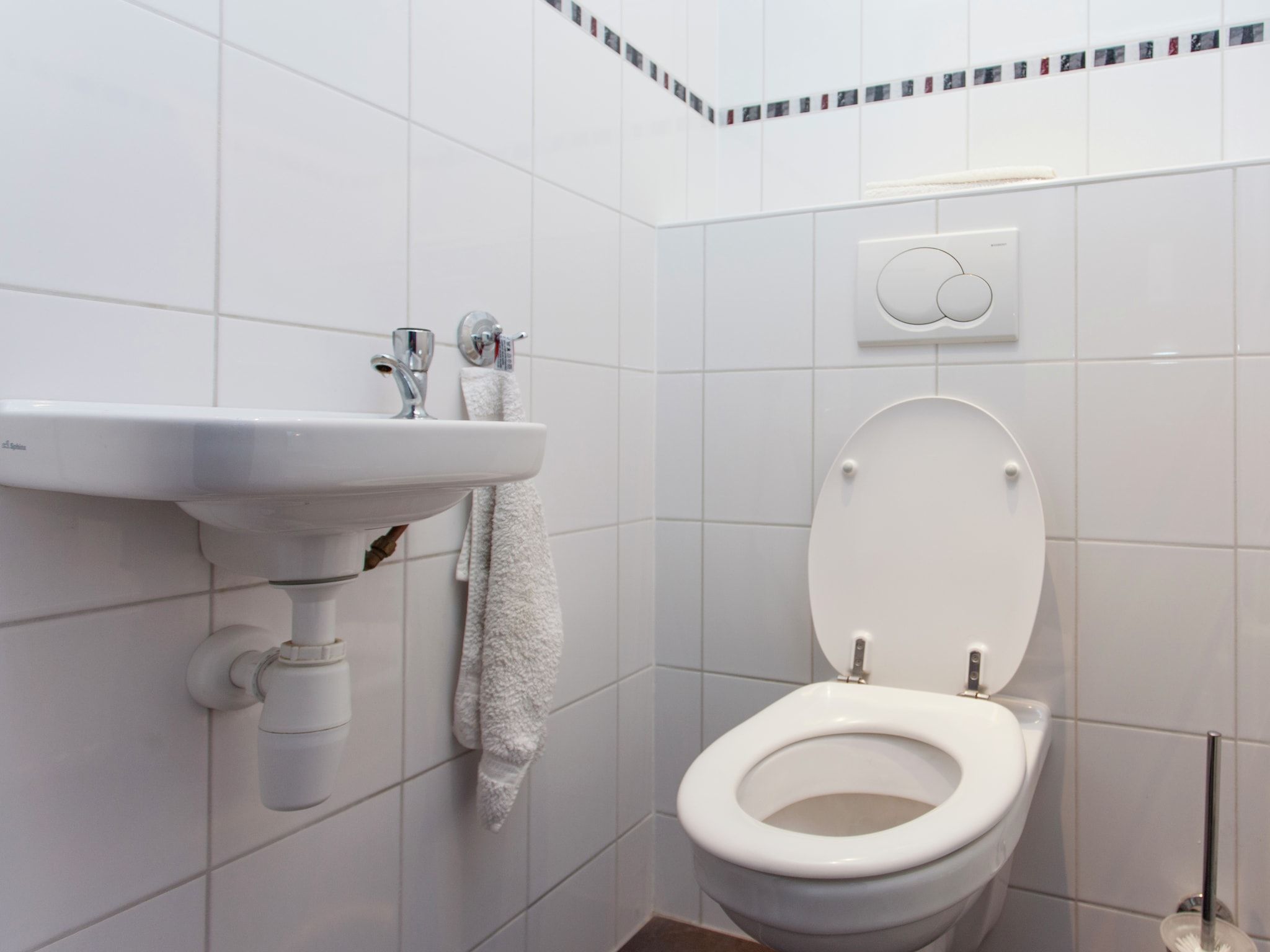 De badkamer van Skries in Nes Ameland