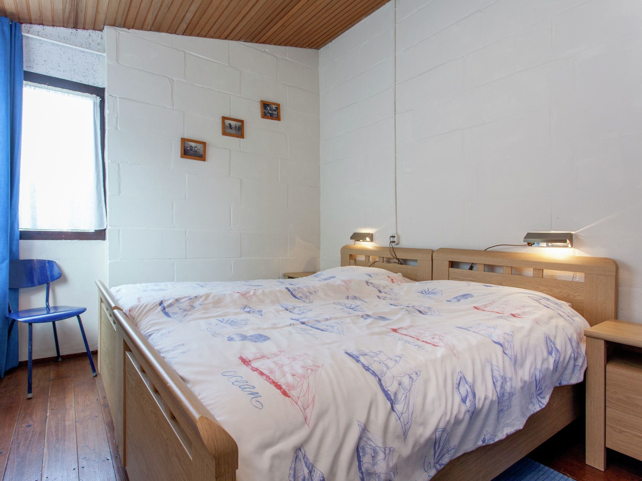 Een slaapkamer van Skries in Nes Ameland