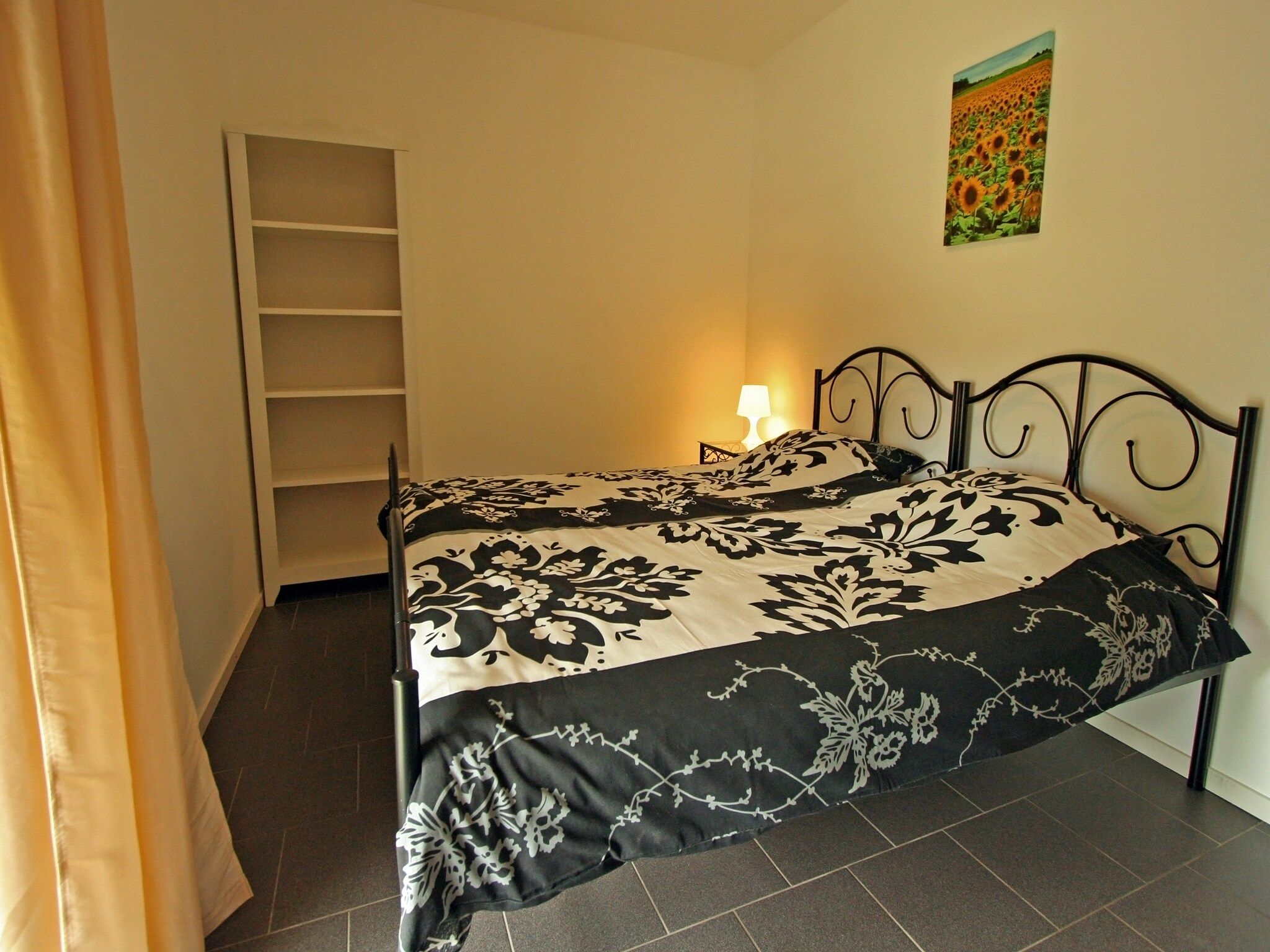 Een slaapkamer van Hoeve in gunne winkel 1 en 2 in Wijlre