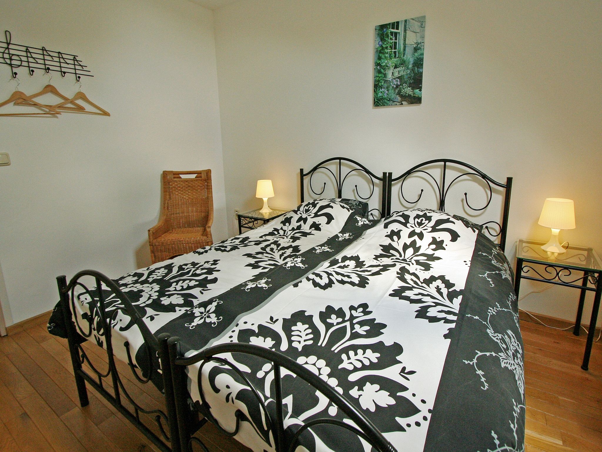 Een slaapkamer van Hoeve in gunne winkel 1 in Wijlre