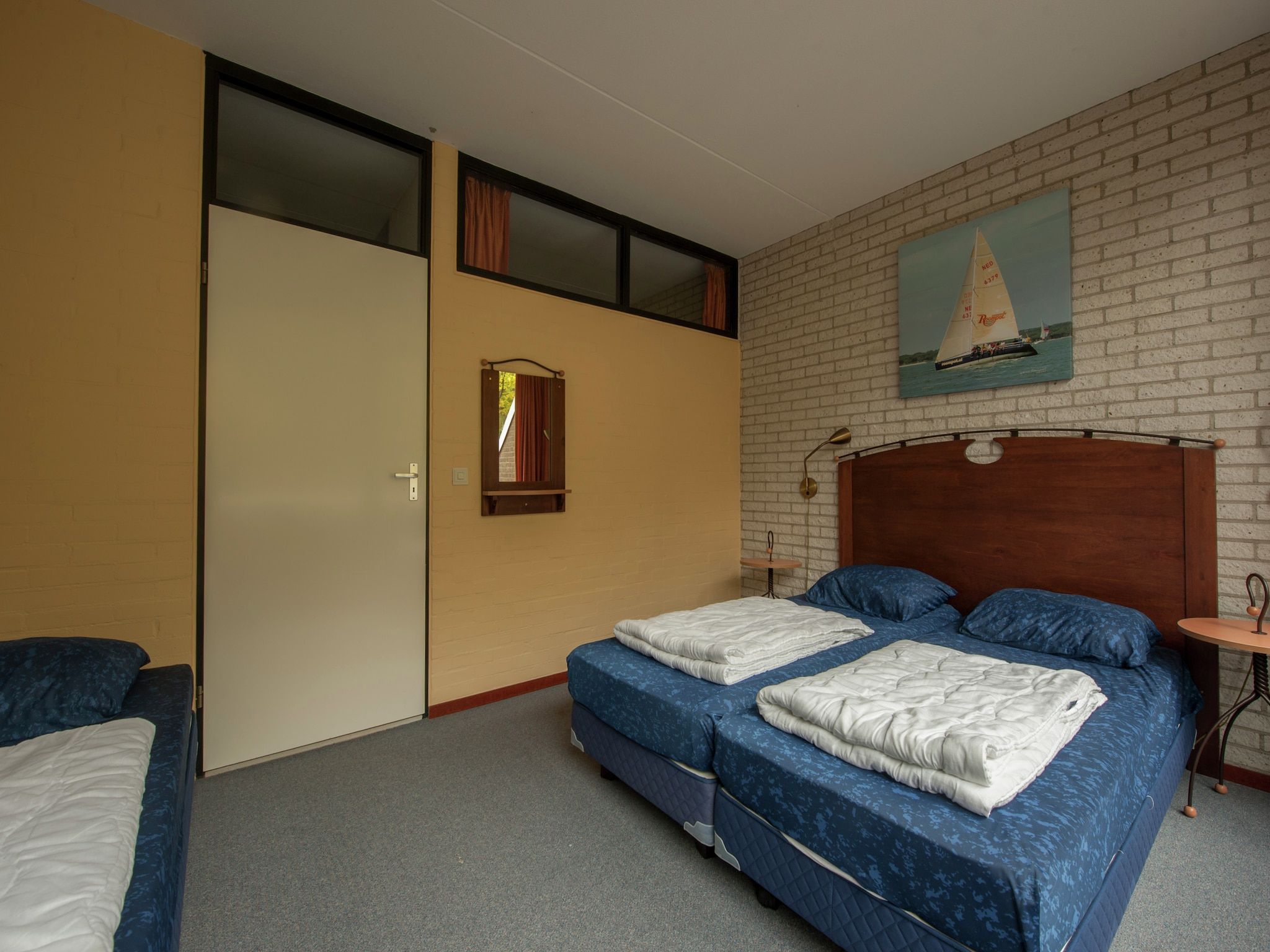 Een slaapkamer van Aquadelta 22 in Bruinisse