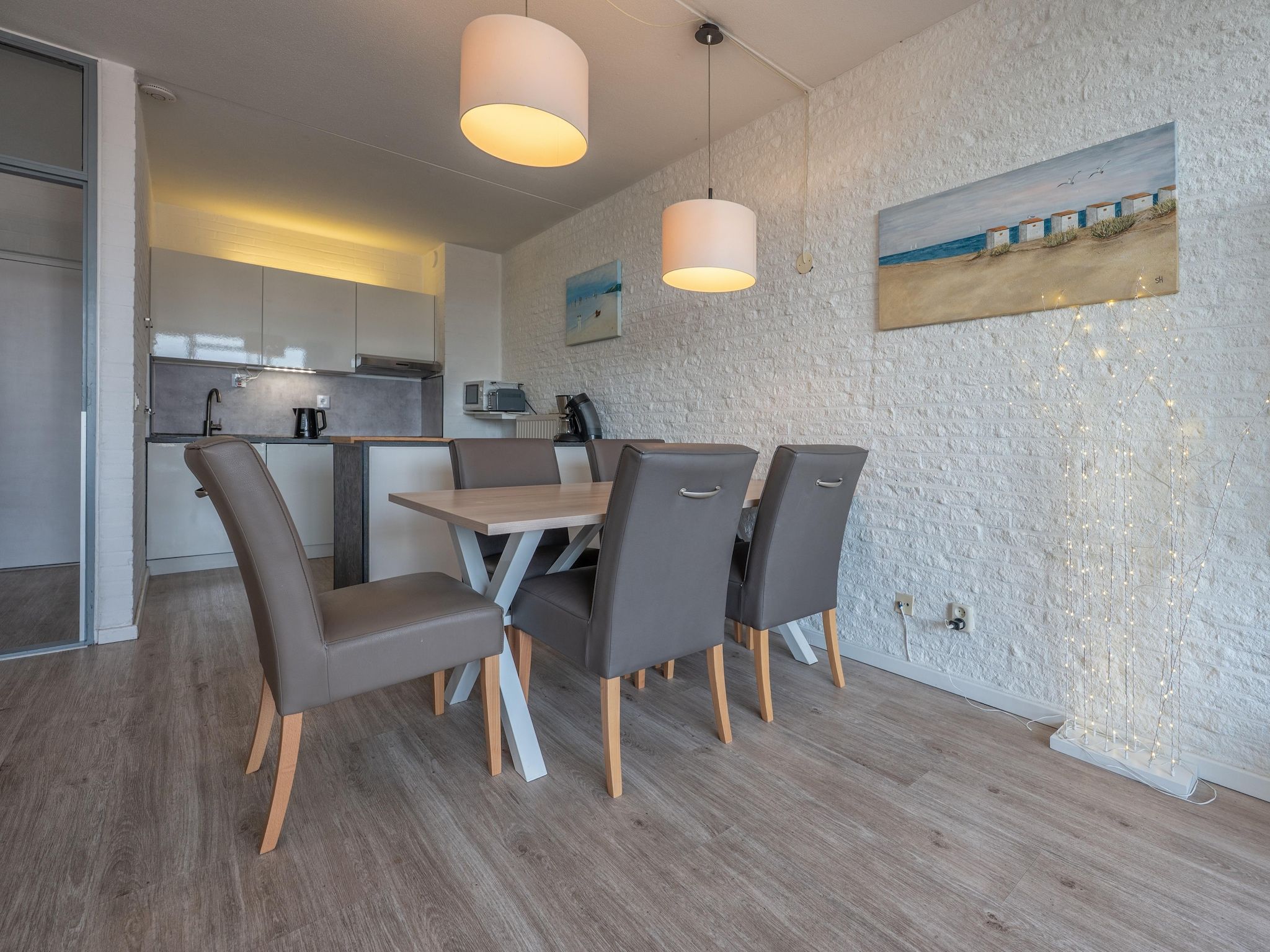 De eetkamer van Aquadelta 22 in Bruinisse