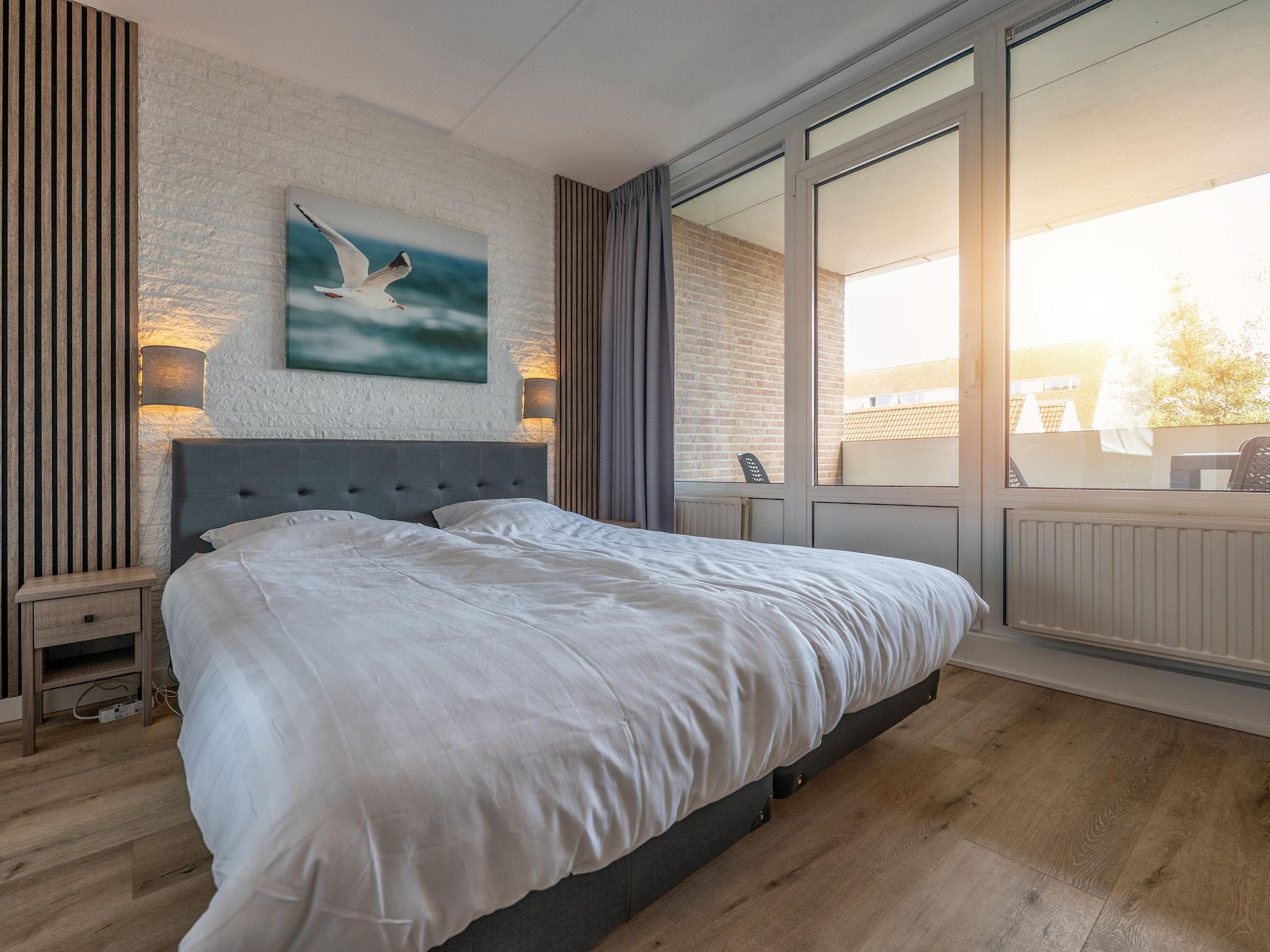 Een slaapkamer van Aquadelta 22 in Bruinisse